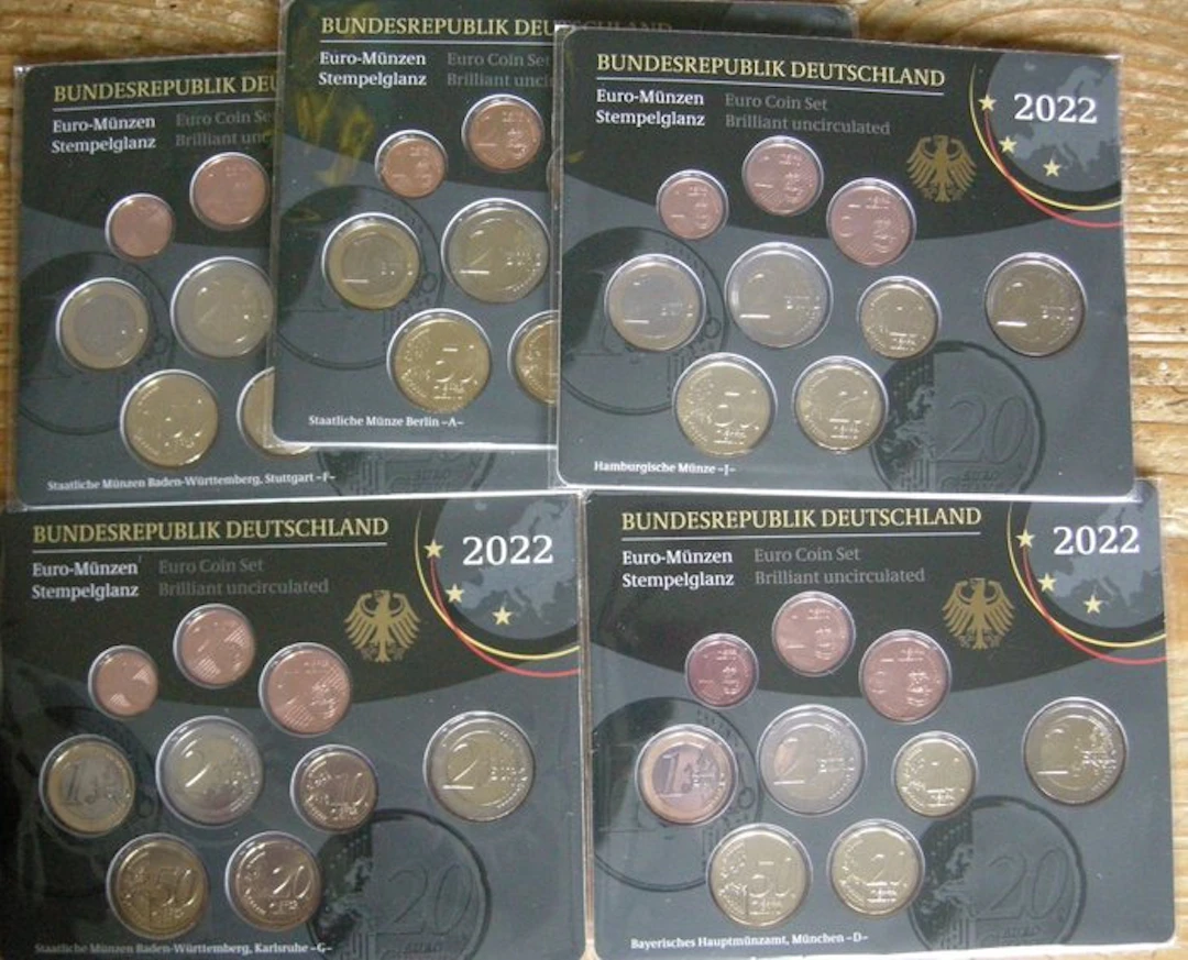 Germany. Year Set (BU) 2022 "A
