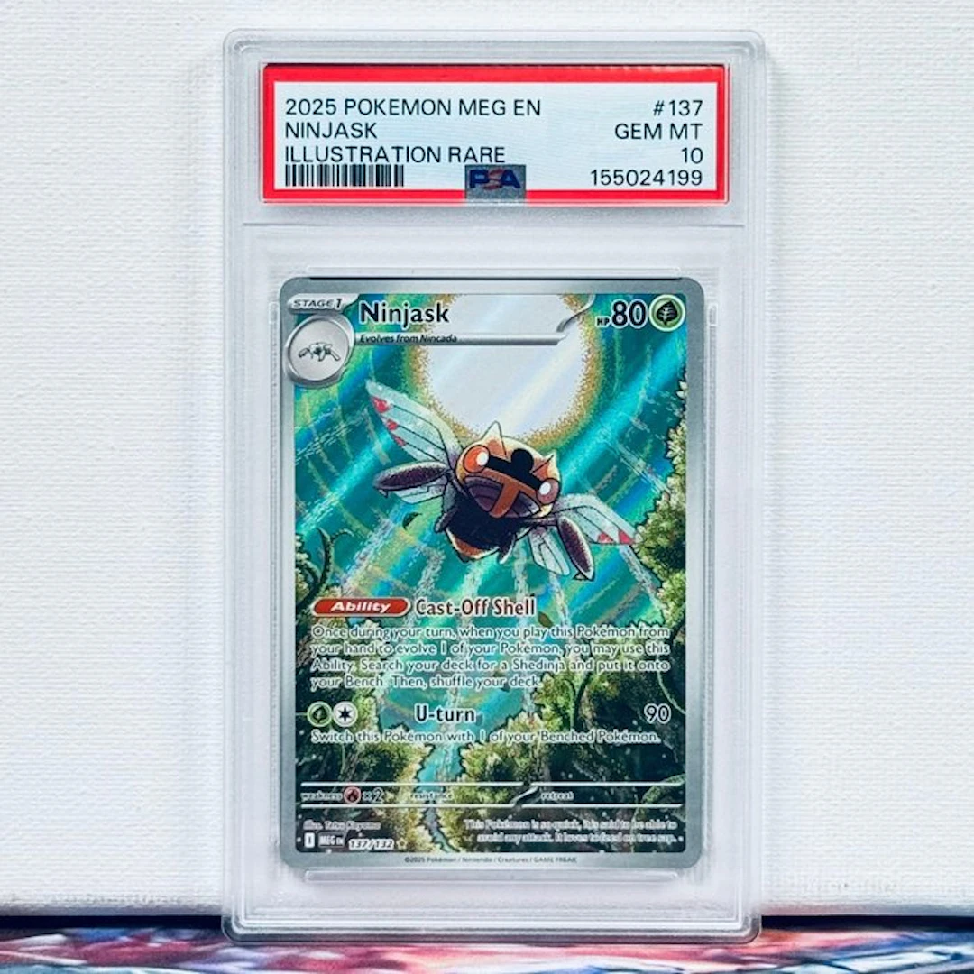 Pokémon Graded card - Ninjask #137 2025 POKEMON MEG EN...