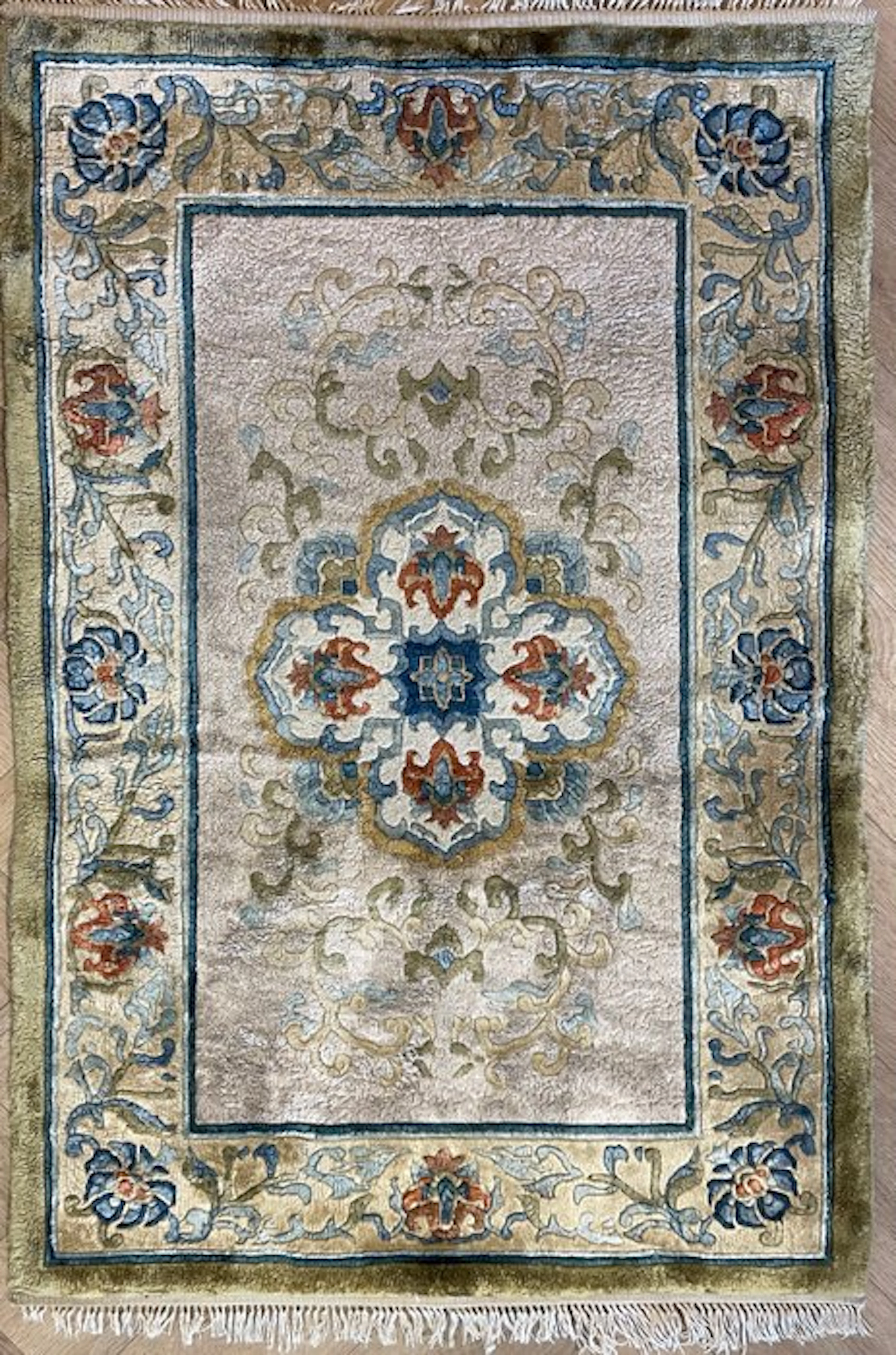 China Zijde - Cleaned - Carpet - 95 cm - 62 cm