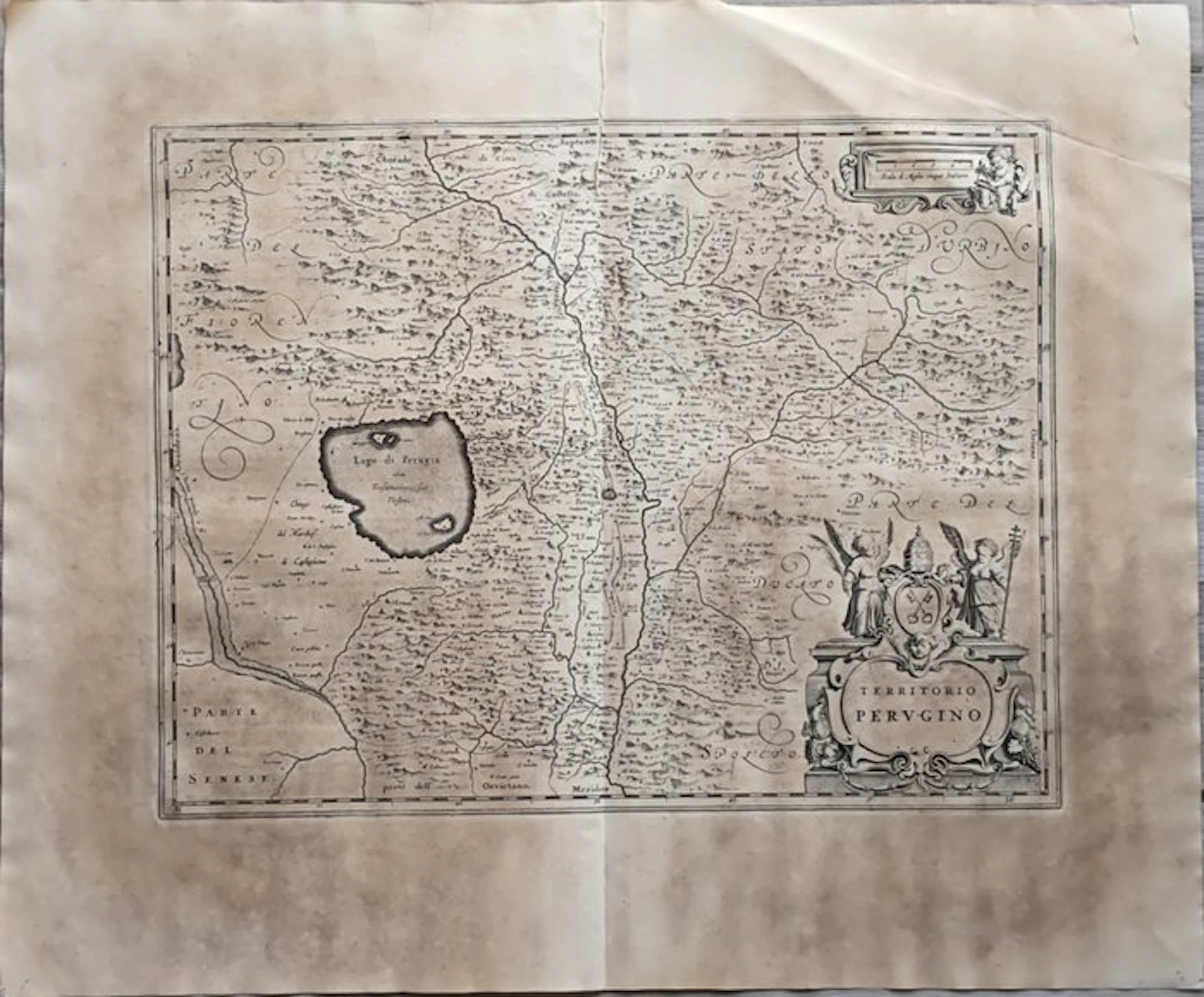 Italy - Topographic survey of the Perugia territory...