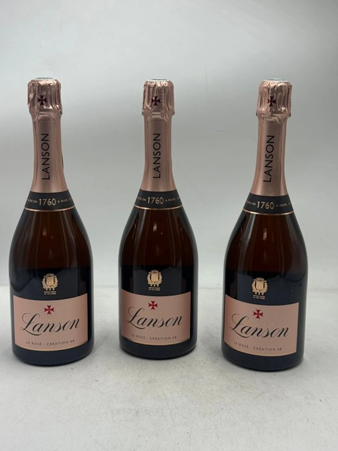 Lanson, Création 68 - Champagne Rosé - 3 Bottles (0.75L)