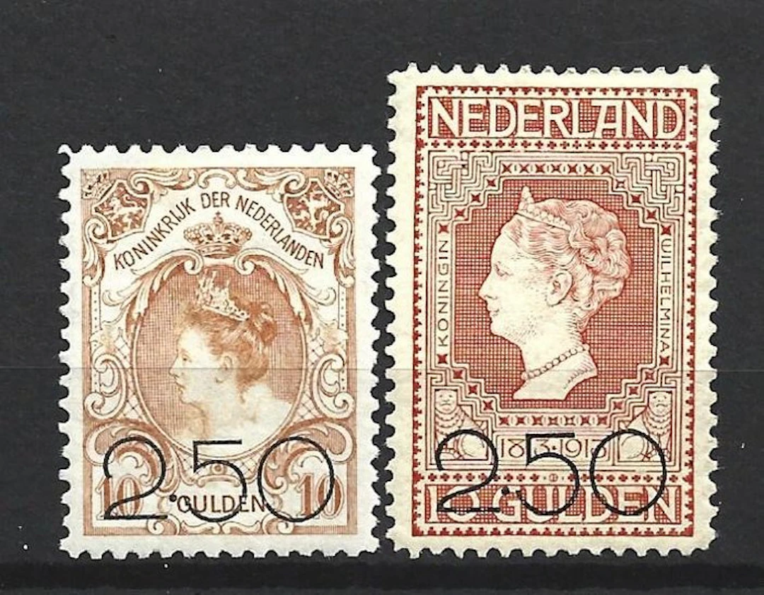 Netherlands 1920 - Cleanup issue - NVPH 104-05
