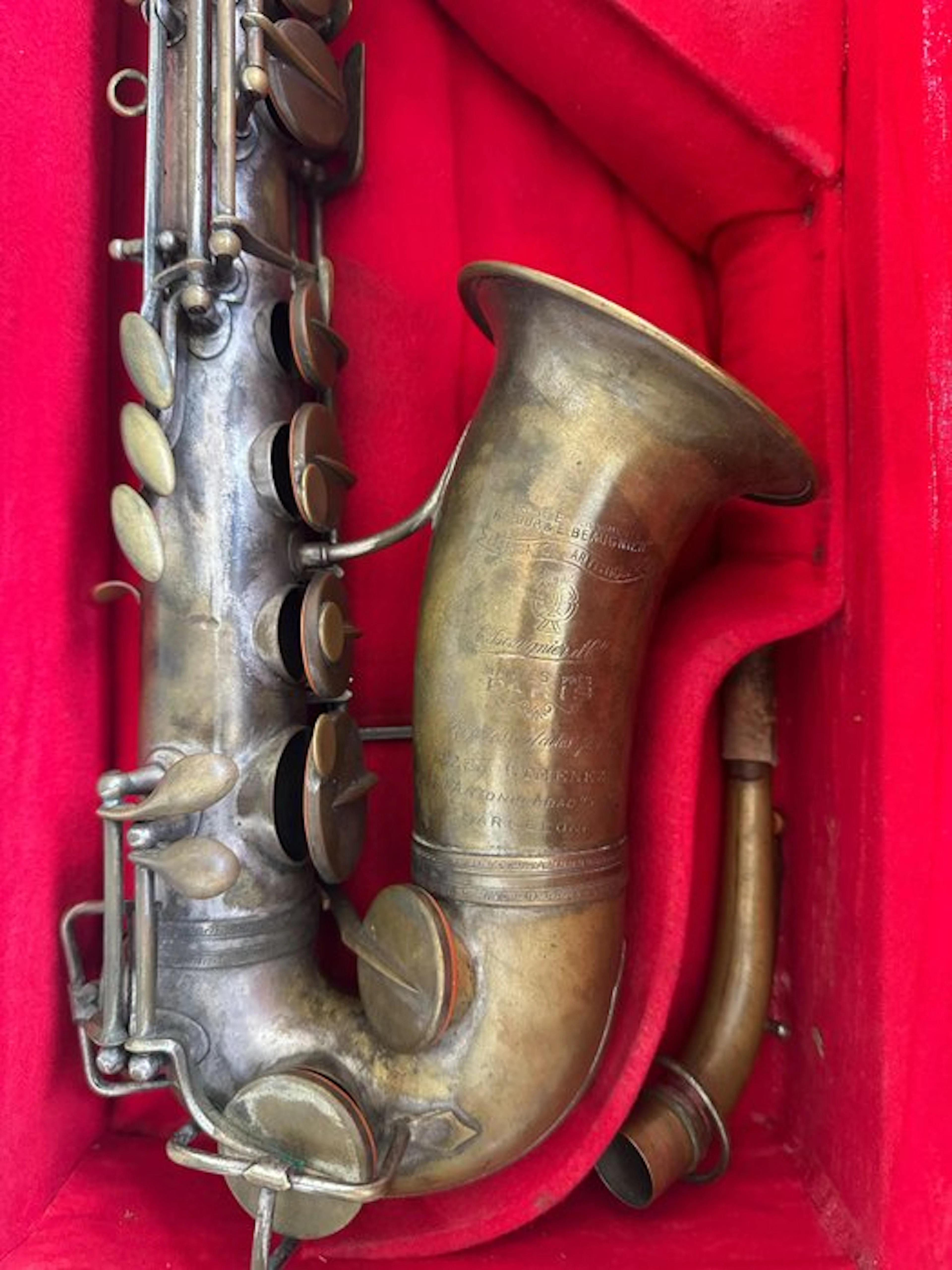E. Beaugnier & Cie Mantes Paris - Sax - - Alto saxophone...