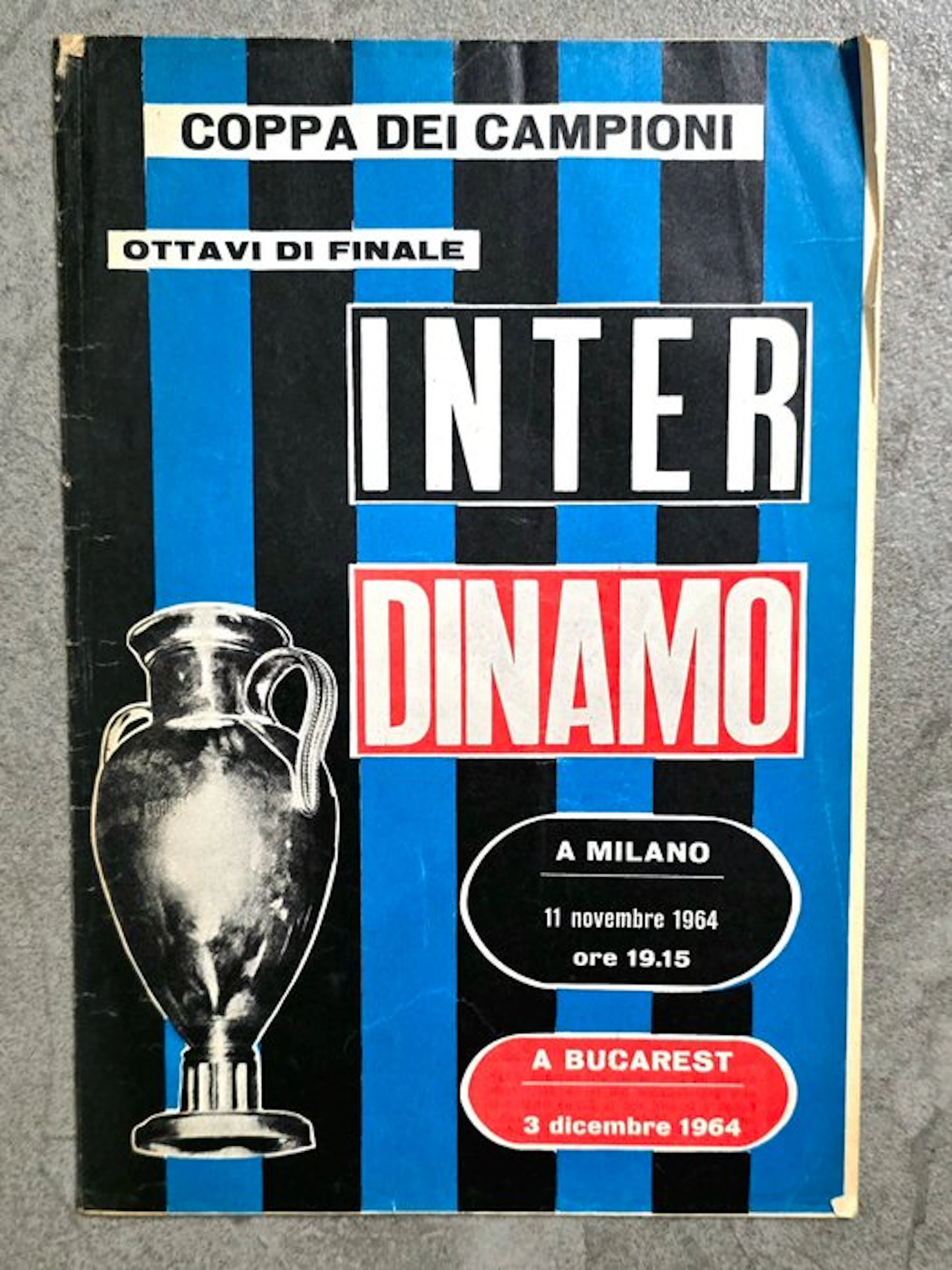 Inter Milan - Programma originale Ottavi di Finale Coppa...