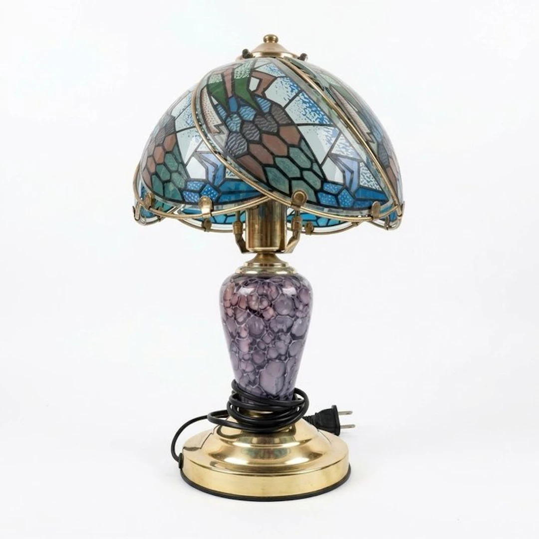 Table lamp - Murano glass - Tiffany style