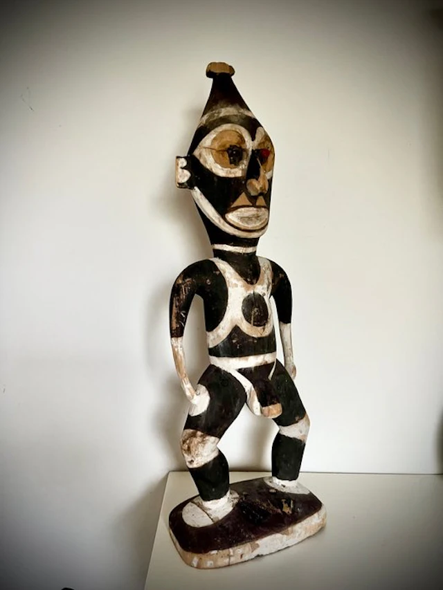 A Gogodala standing male figure