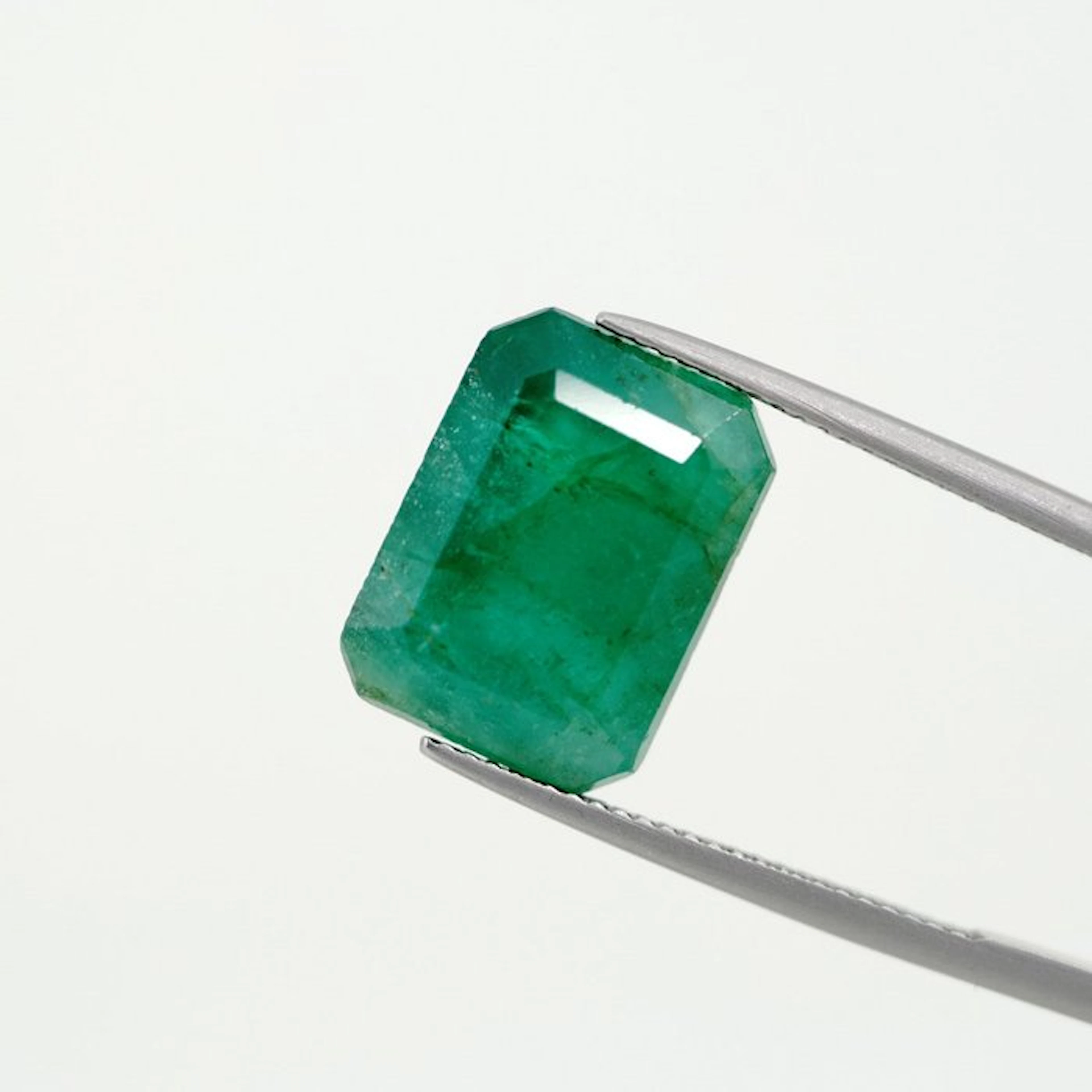 No reserve price - 1 pcs Green Emerald - 11.25 ct - Guild Gem Laboratory