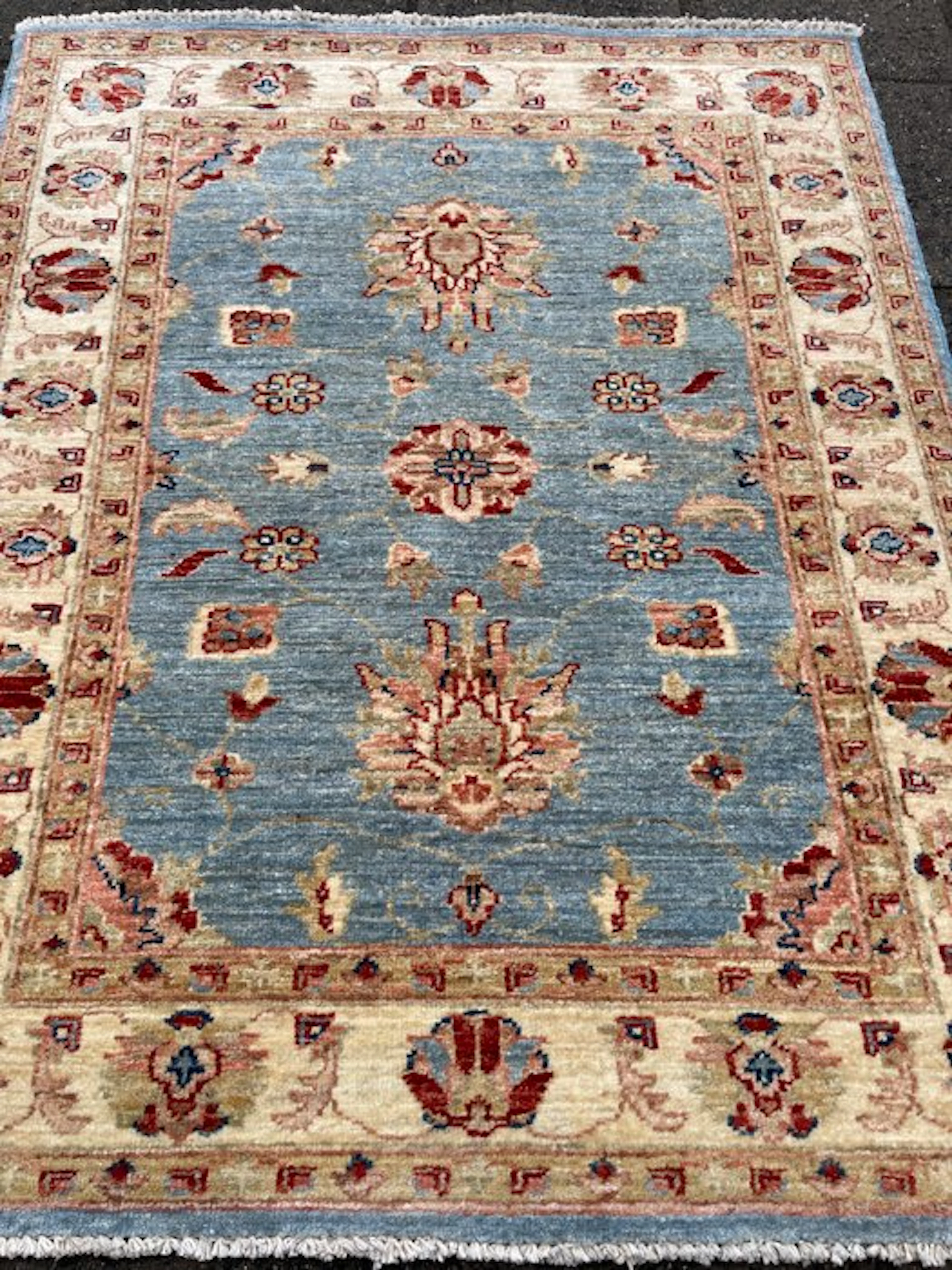 Afghan Feraghan Ziegler - ( unused ) hand-knotted - wool...