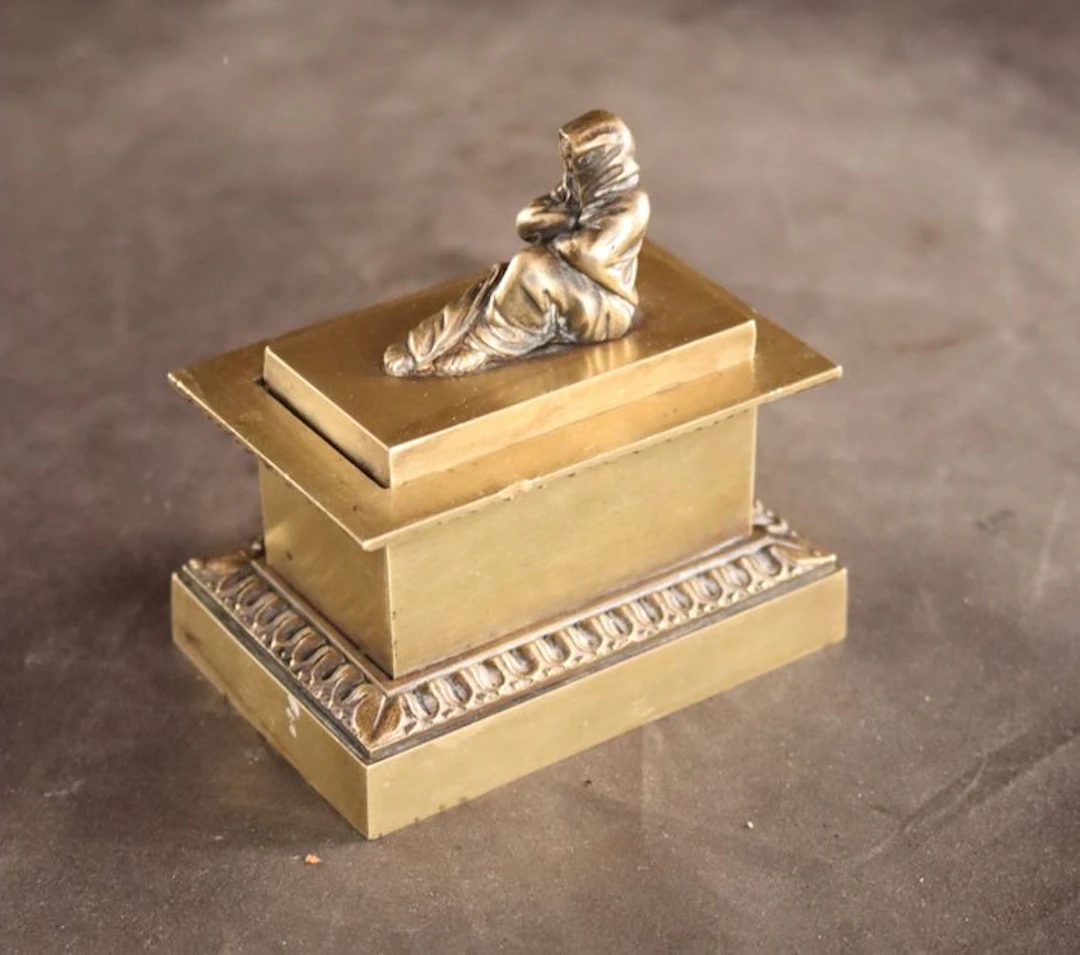 Antieke Empirestijl - Inkwell - Bronze