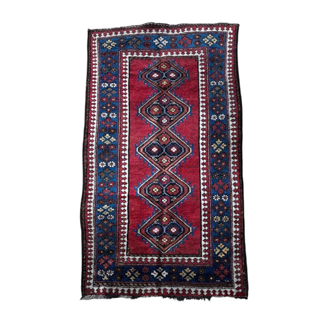 Motifs géométriques traditionnels - Kazak - Rug - 198 cm...