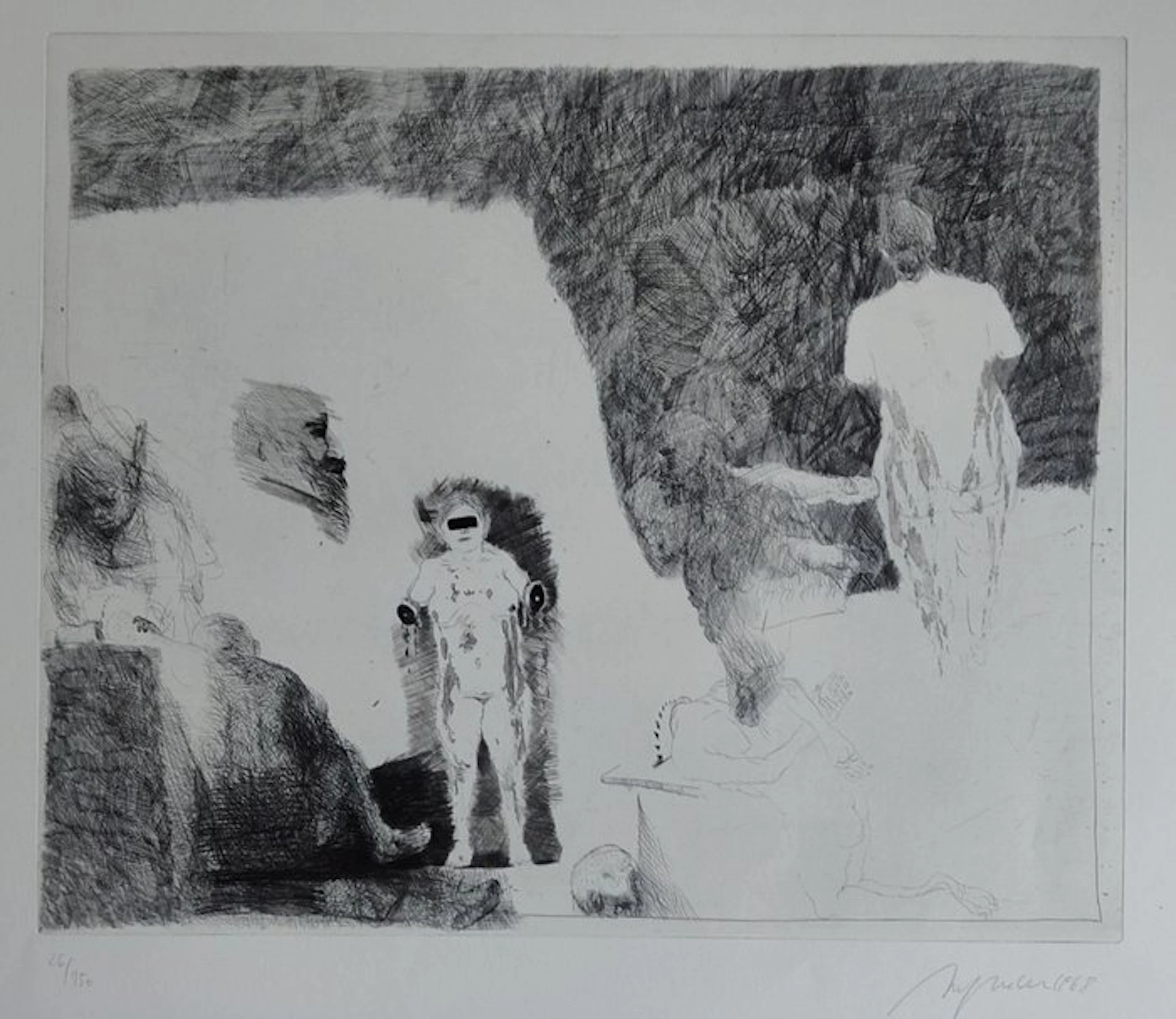 Alfred Hrdlicka (1928-2009) - Studie zur Kreissäge
