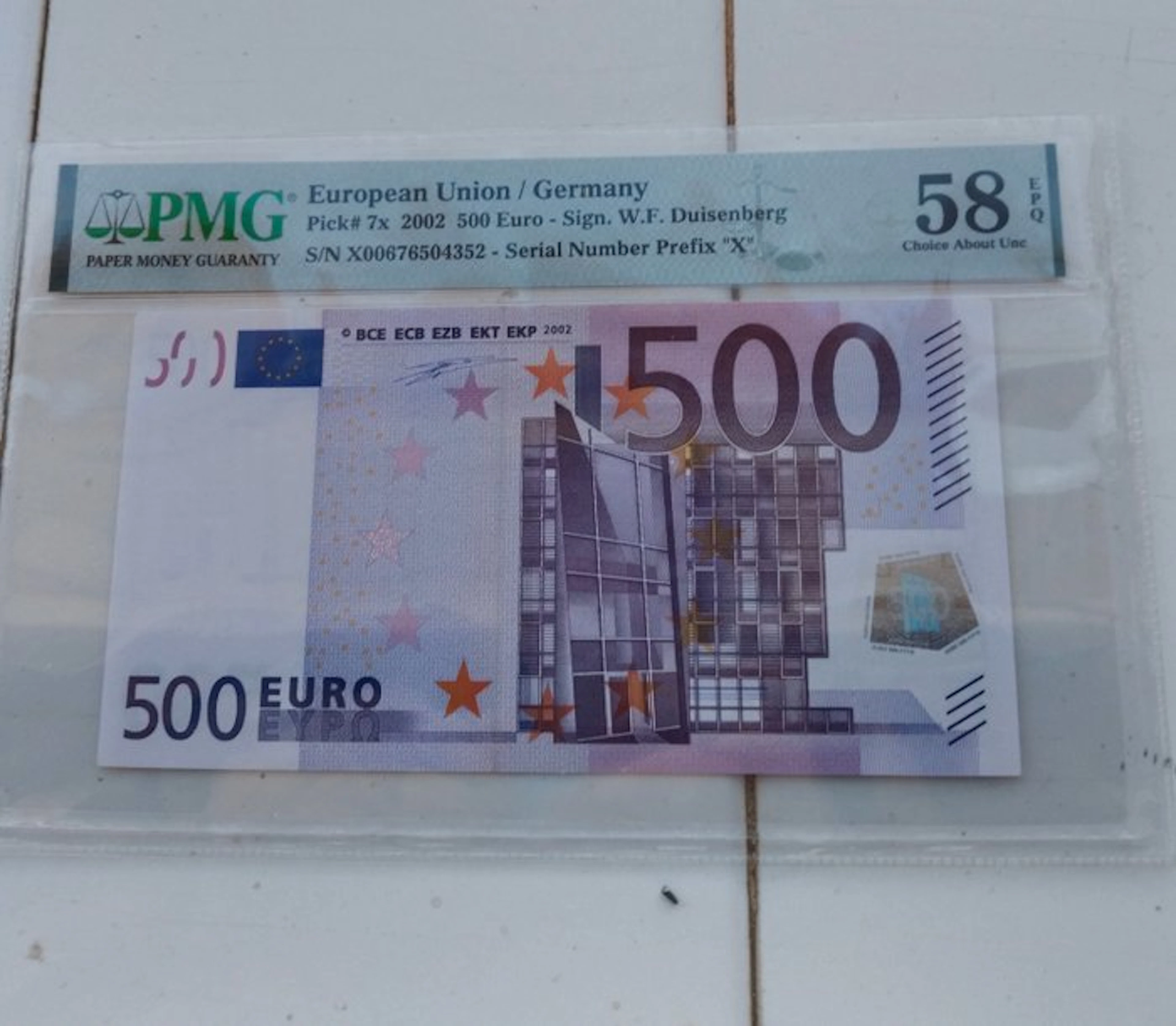 European Union, Germany. - 500 Euro - 2002 - Pick 7x (No reserve price)