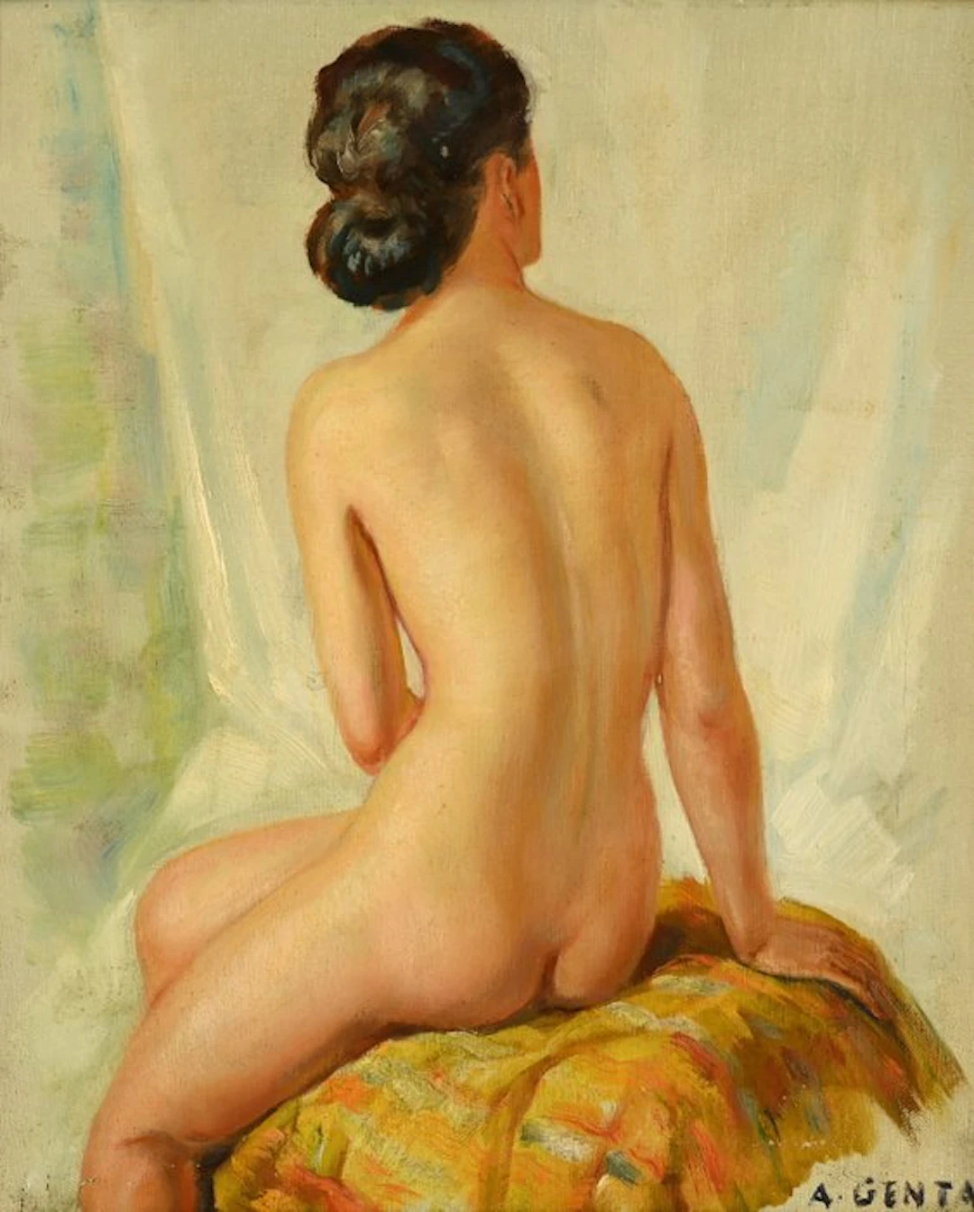 Albert Genta (1901-1989) - Nu de dos