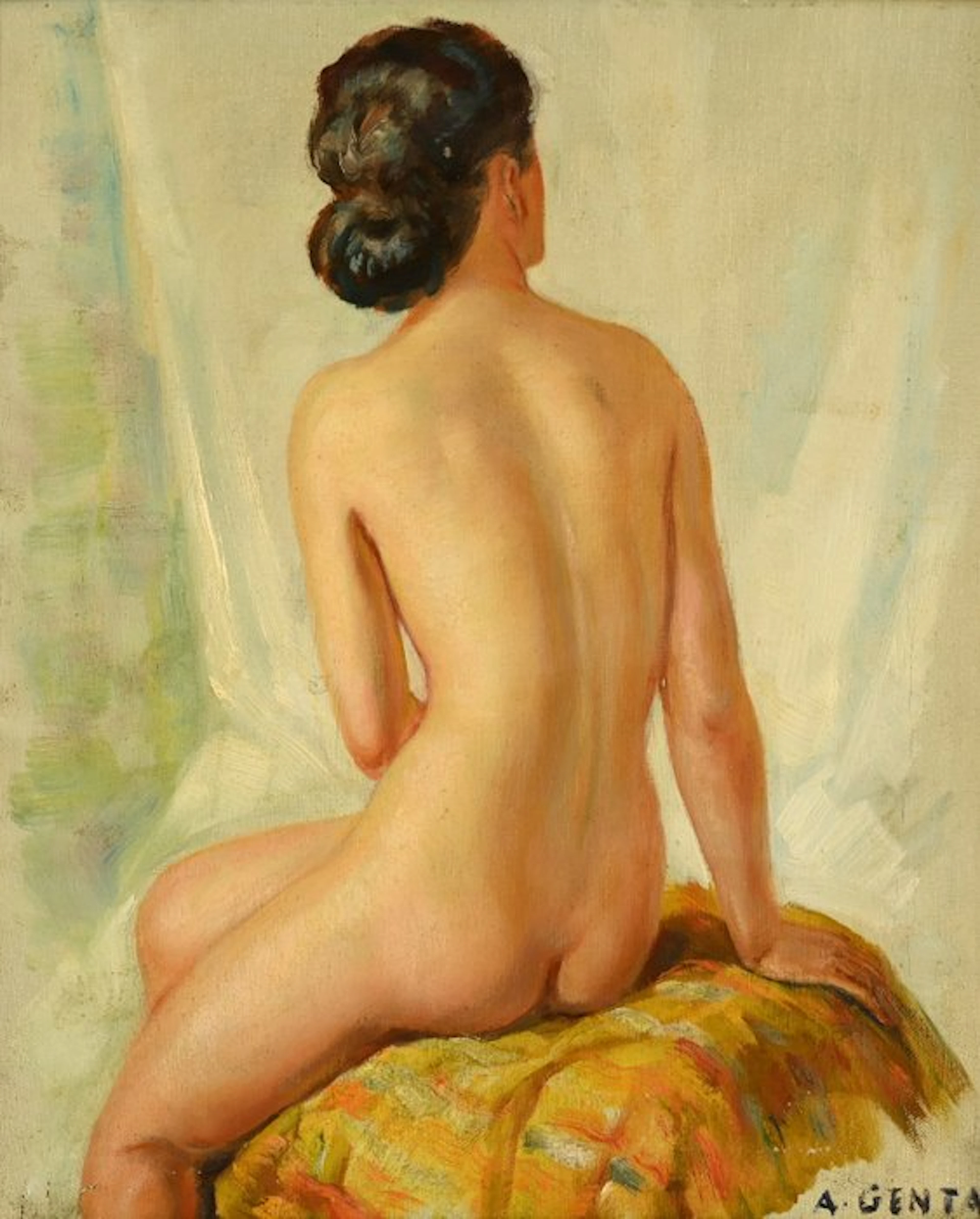 Albert Genta (1901-1989) - Nu de dos