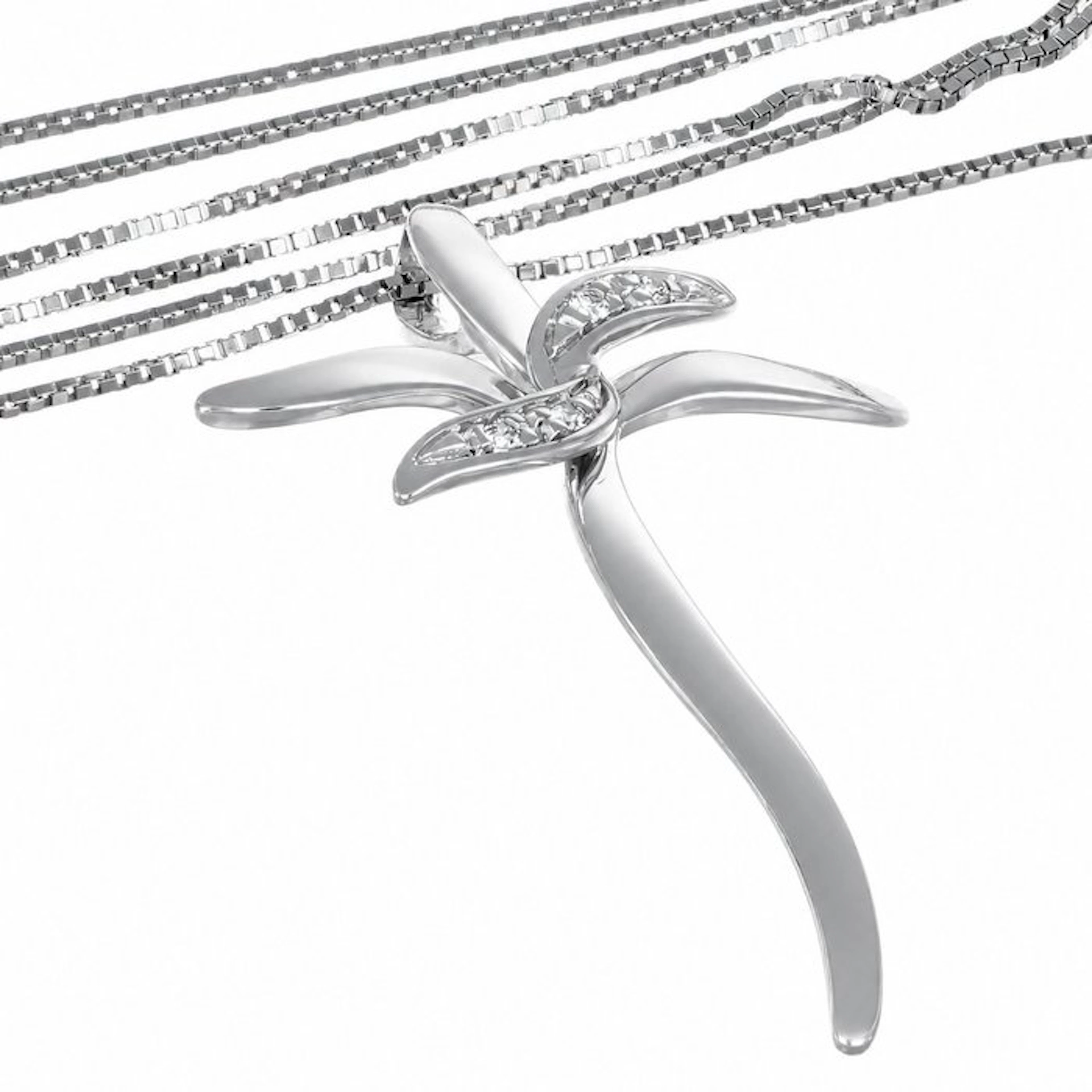Necklace with pendant - 18 kt