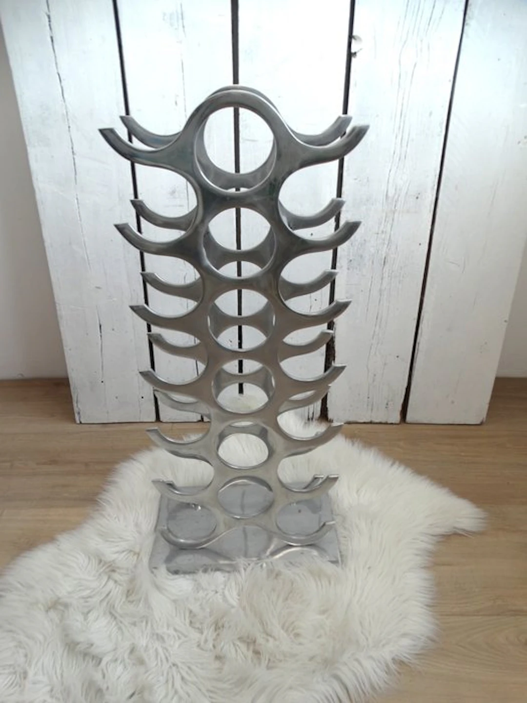 Michael Noll - Wine rack - Aluminium - **18 bottles**