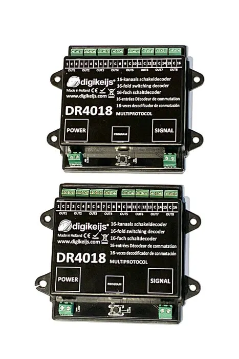 Digikeijs H0 - DR4018 - Digital control unit (2) - Two switch decoders