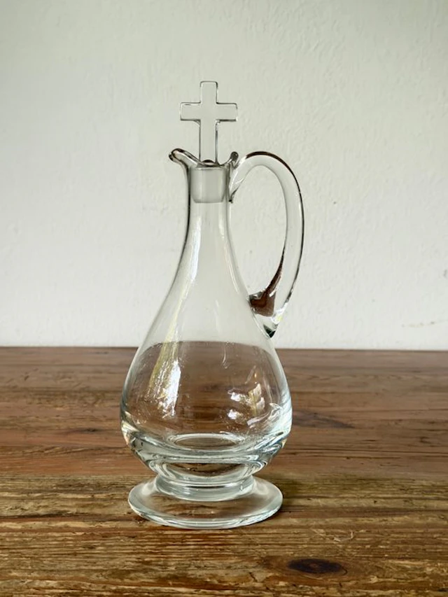 Ewer - Glass - Miskan / Liturgical can