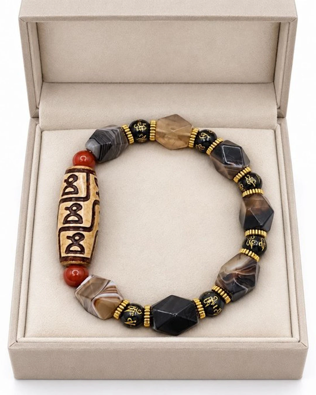 Tibetan Bracelet with Money Hook - Attract Wealth and...