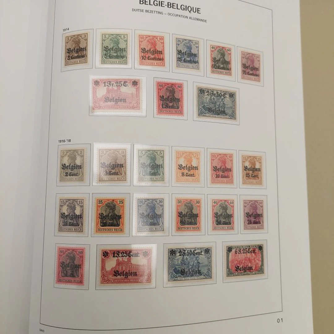 Belgium 1914/1920 - Complete collection of occupation stamps