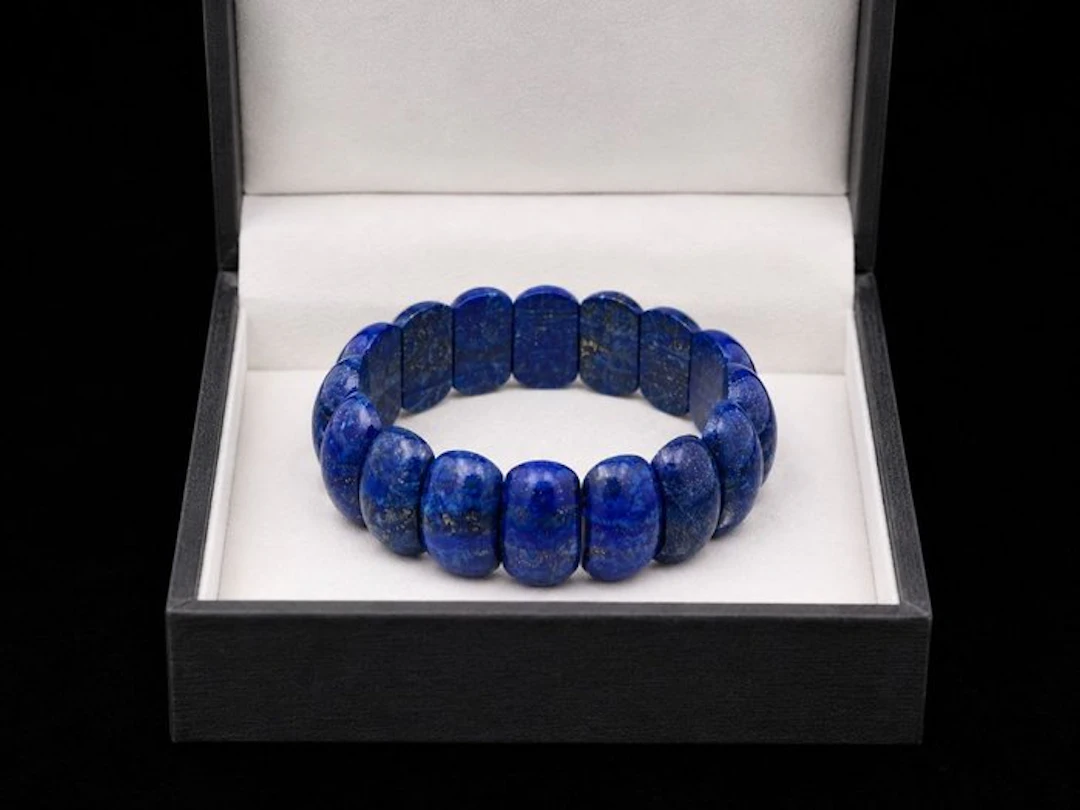 Exquisite Premium natural Lapislázuli Bracelet - Intense...
