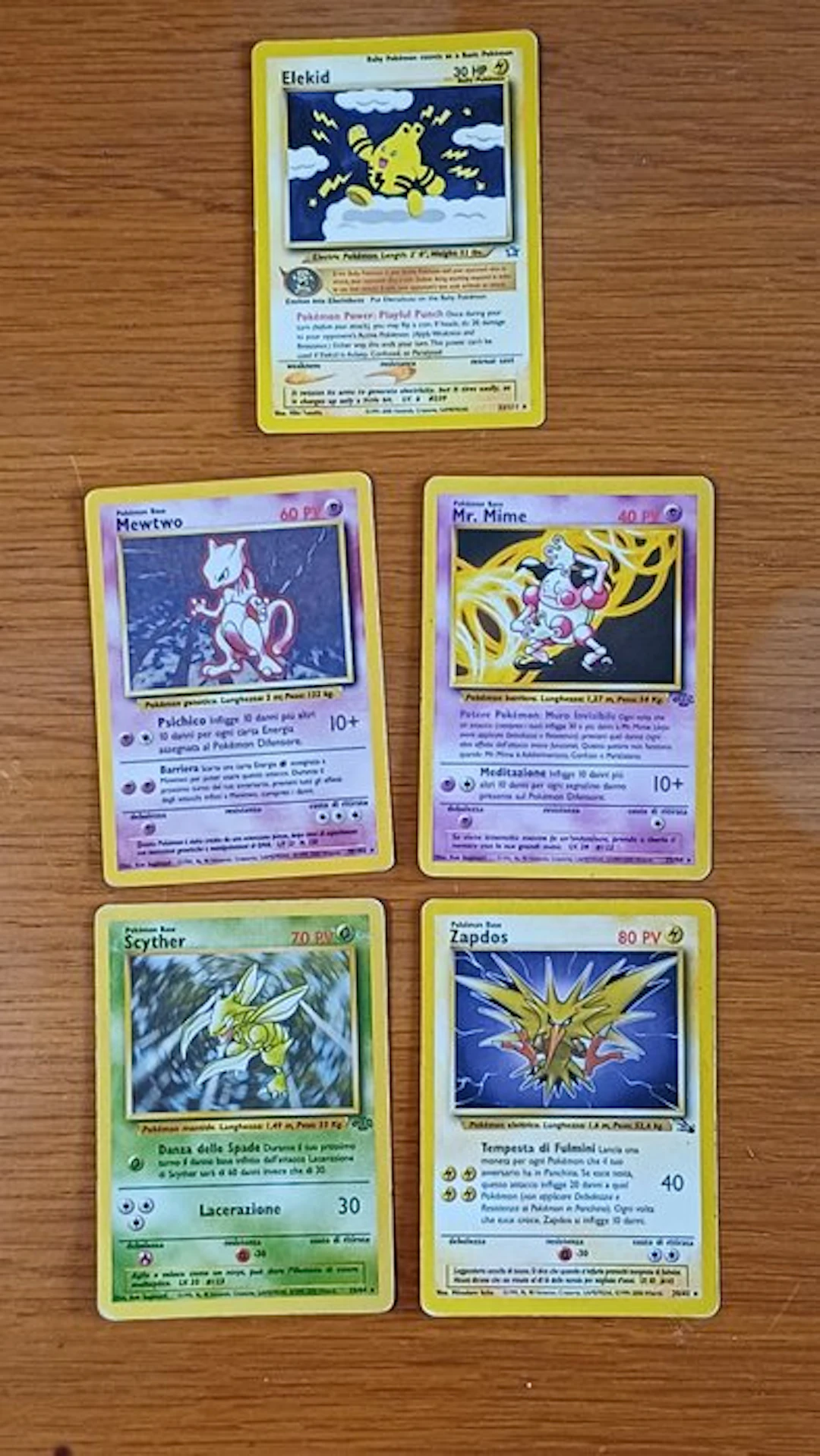Pokémon - 6 Card - Mewtwo