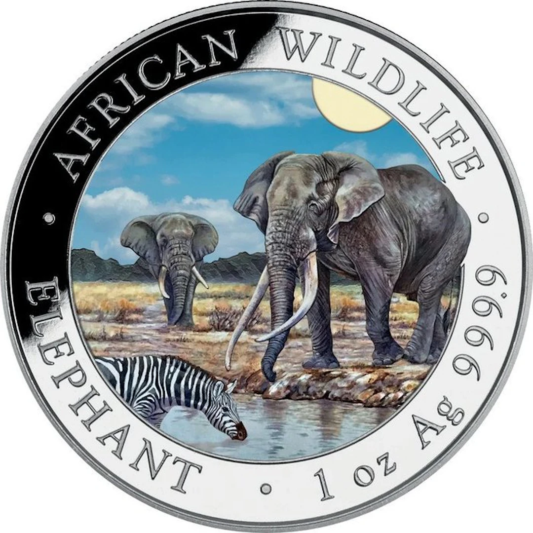 1 Troy Ounce - Silver .999 - Elephant 2026 - 31,10 gram...