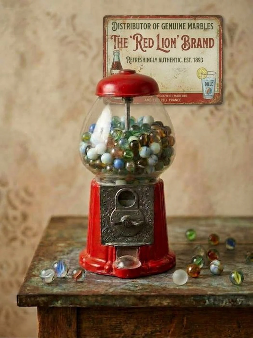 Dispenser - Metal - Vintage vending machine of b