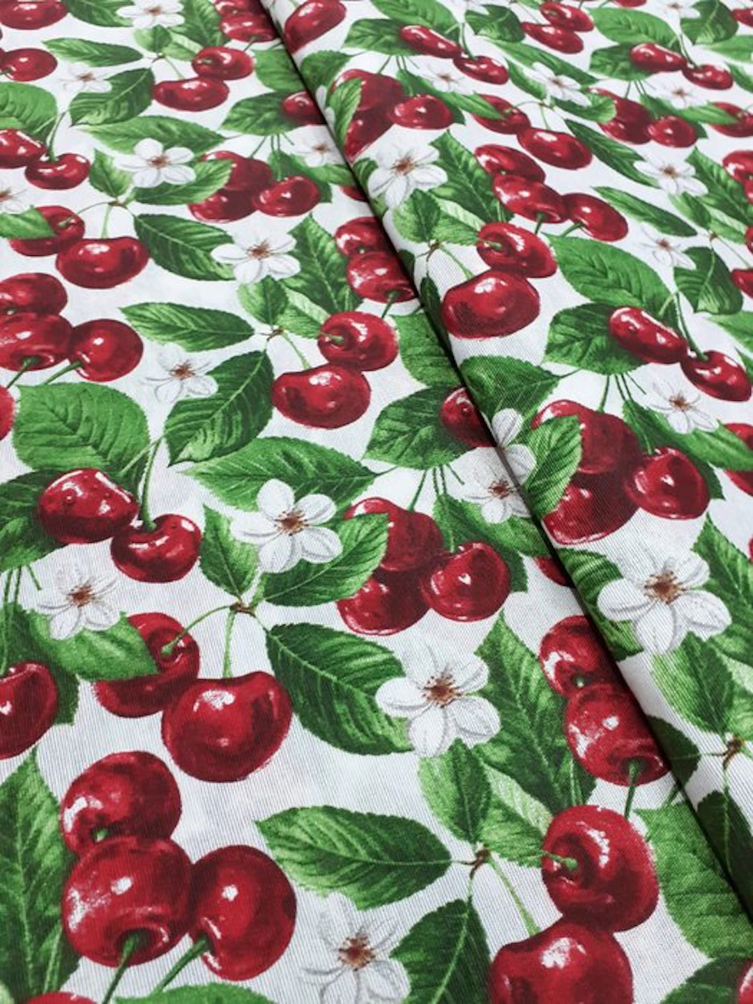 Upholstery fabric - 500 cm - 140 cm - Cherry Cotton