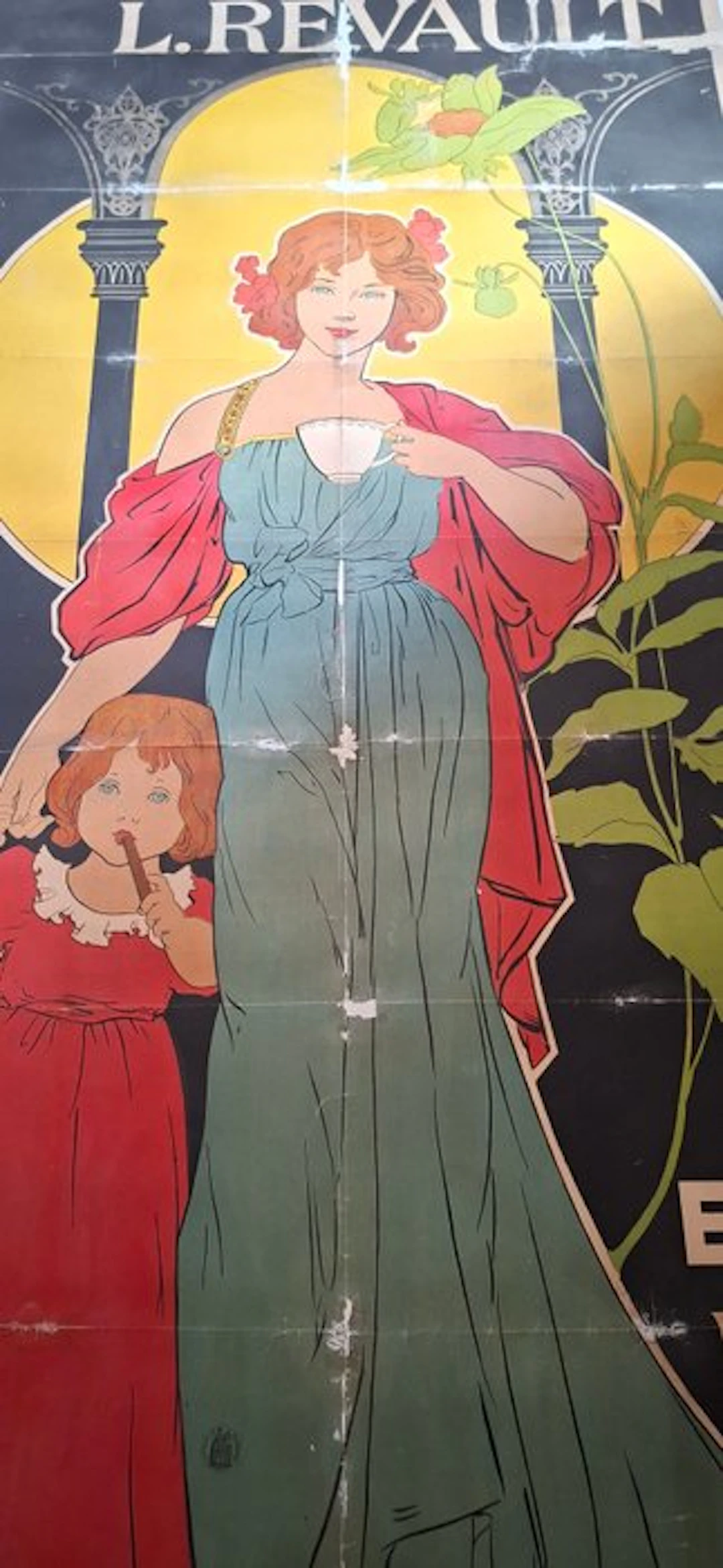 yoh - Original Art Nouveau Poster - Chocolat L. Revault by Yor (c.