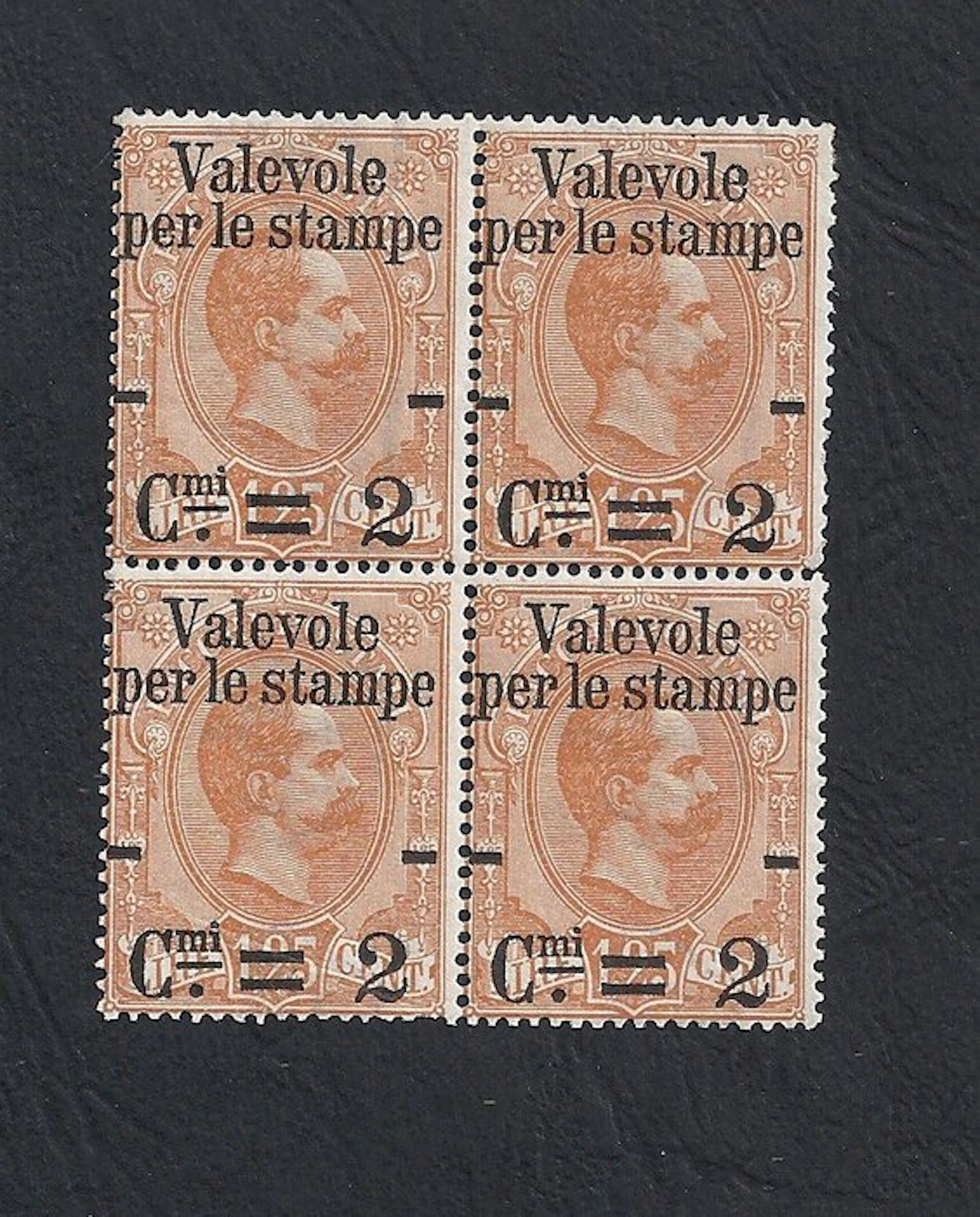 Italy Kingdom 1890 - Umberto I postage stamps for parcels