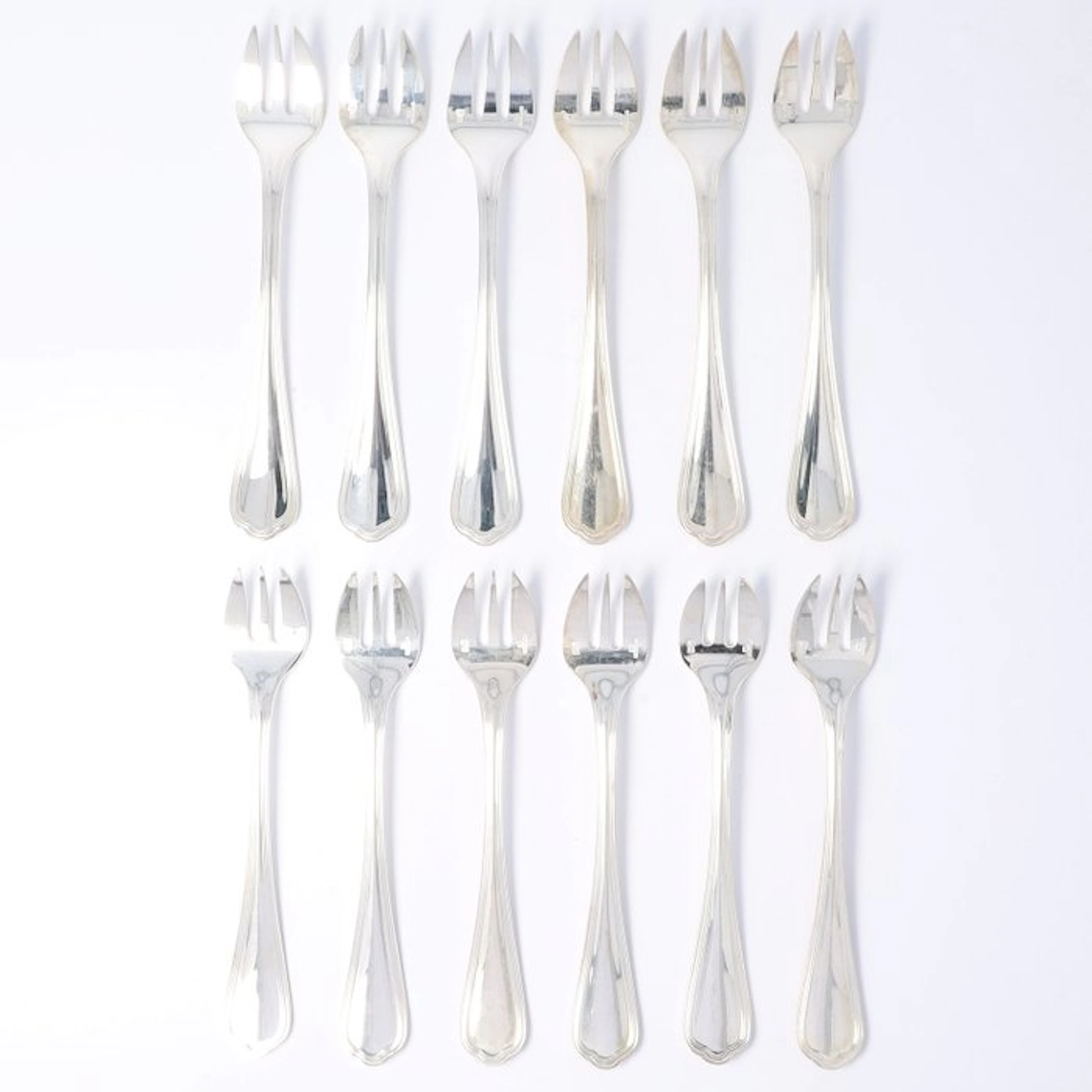 Christofle, Model: Spatours. - Fork (12) - Silverplated