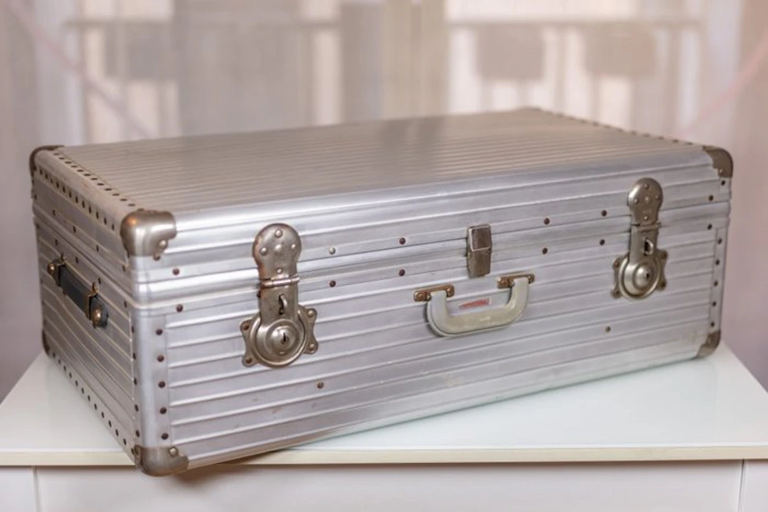 Rimowa - 1950s aluminium travel trunk