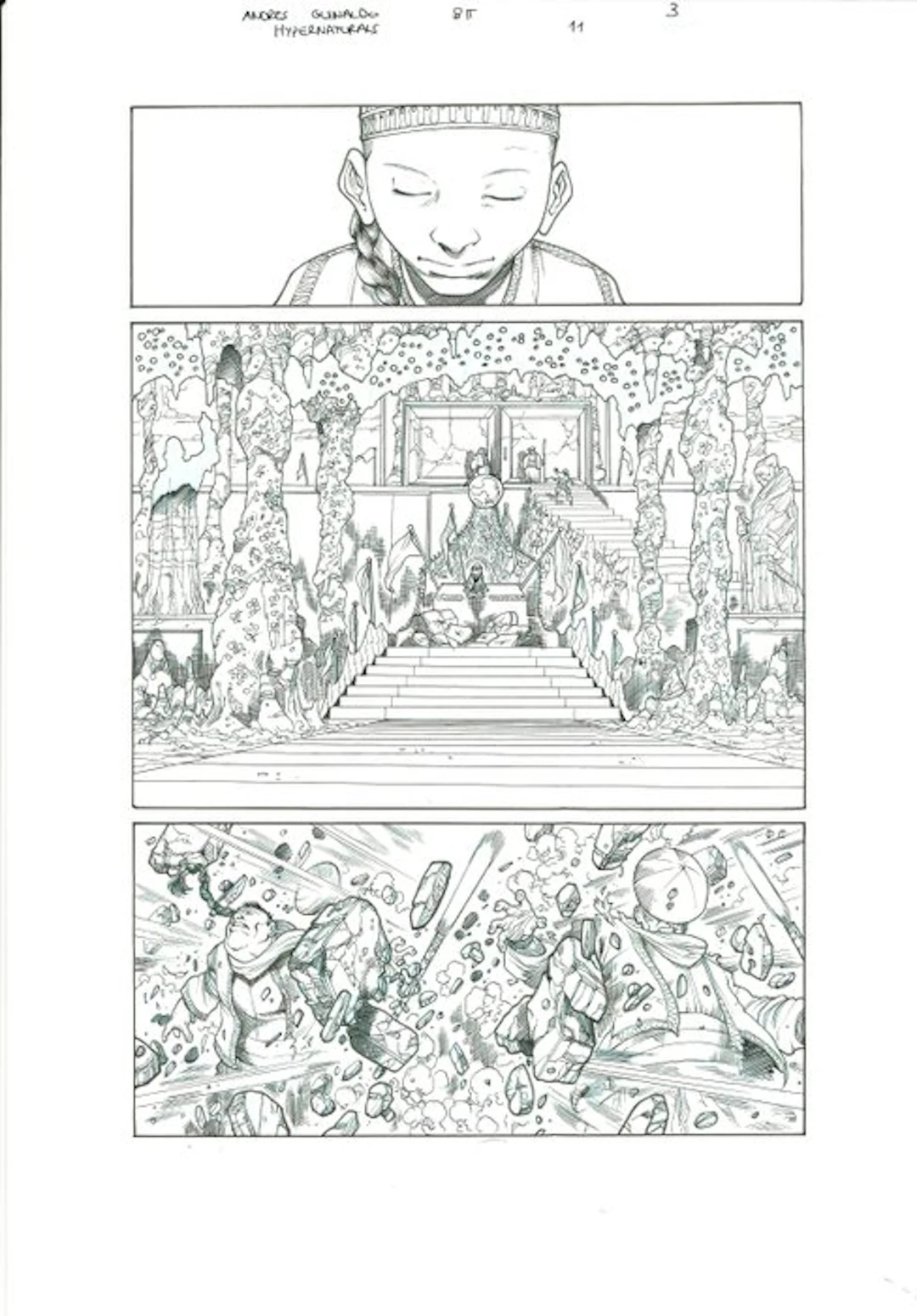 Andres Guinaldo & Bit - 1 Original page - Hypernaturals - #11 page 3