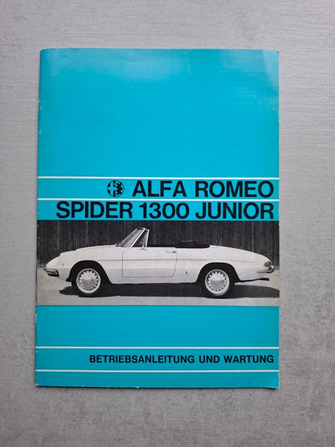 Manual - Alfa Romeo - Spider 1300 Junior - 1968