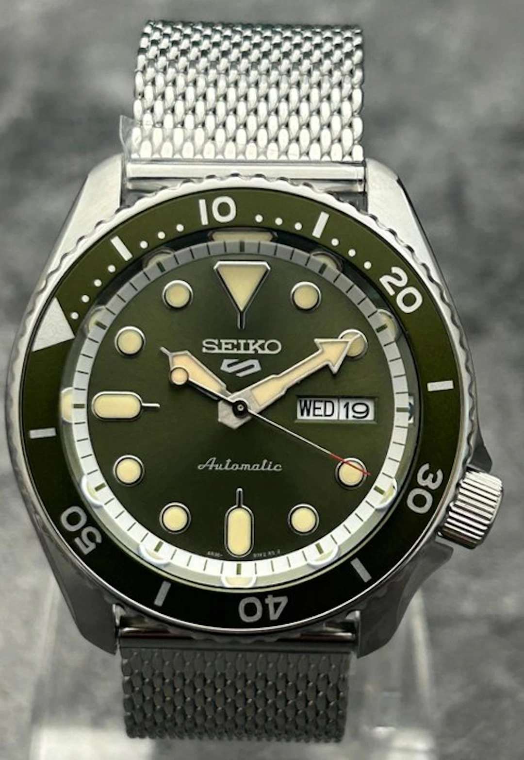 Seiko - 5 Sports Green Sunburst Dial - No reserve price...