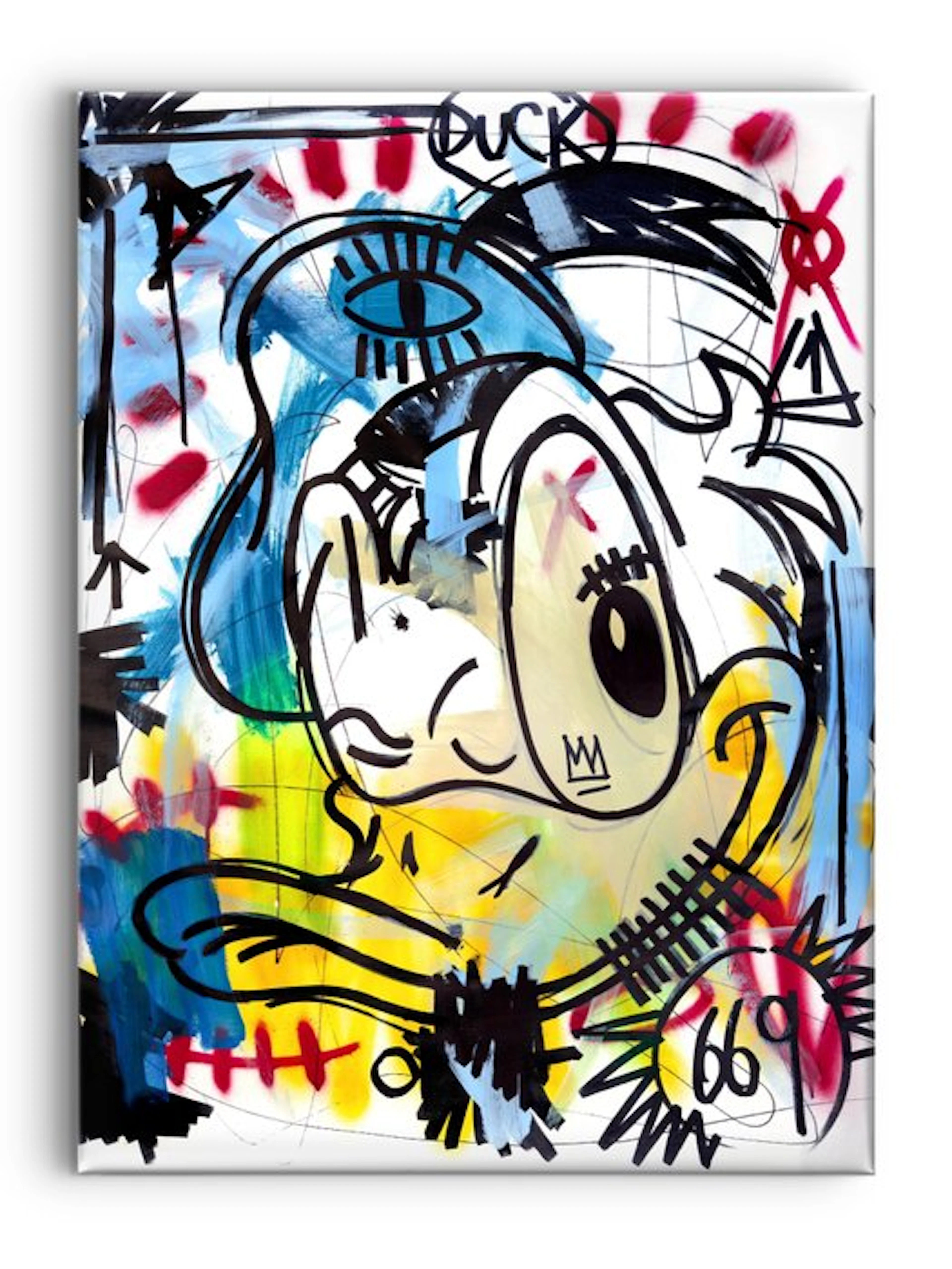 LACRISS (1990) - THE SUPER PSYCHO DONALD DUCK - BEST ORIGINAL PAINT 100% - XL