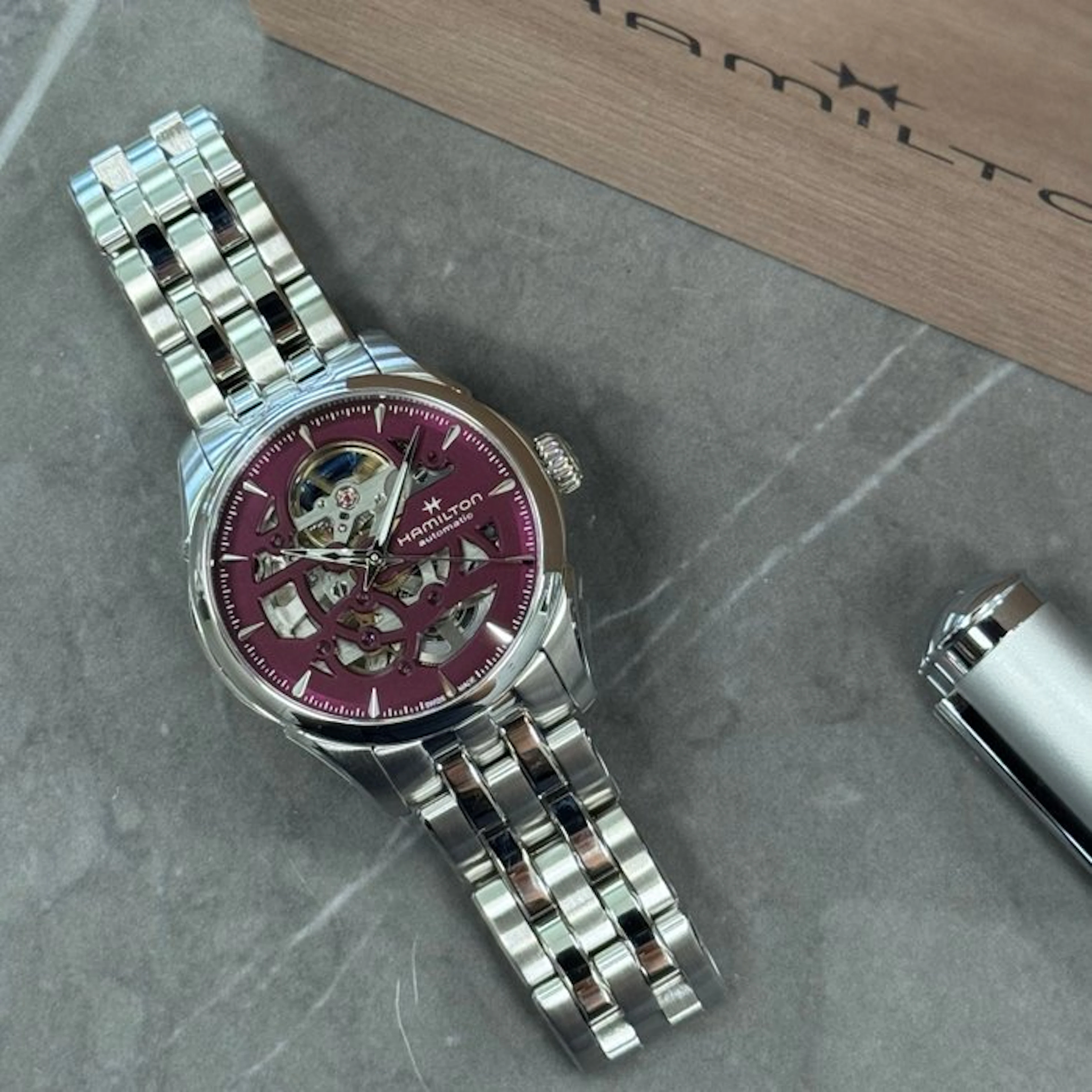 Hamilton - JAZZMASTER SKELETON AUTO - H32265101 - Unisex - 2025+