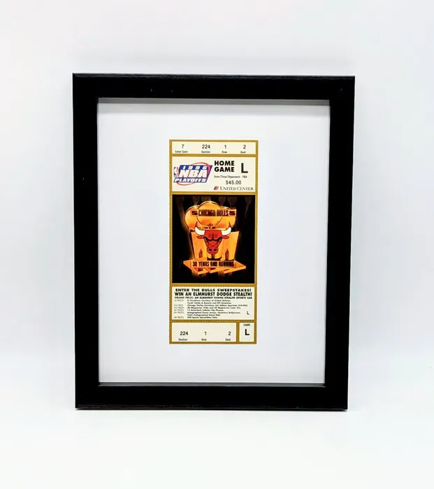 Chicago Bulls - NBA - Michael Jordan - 1996 - Ticket