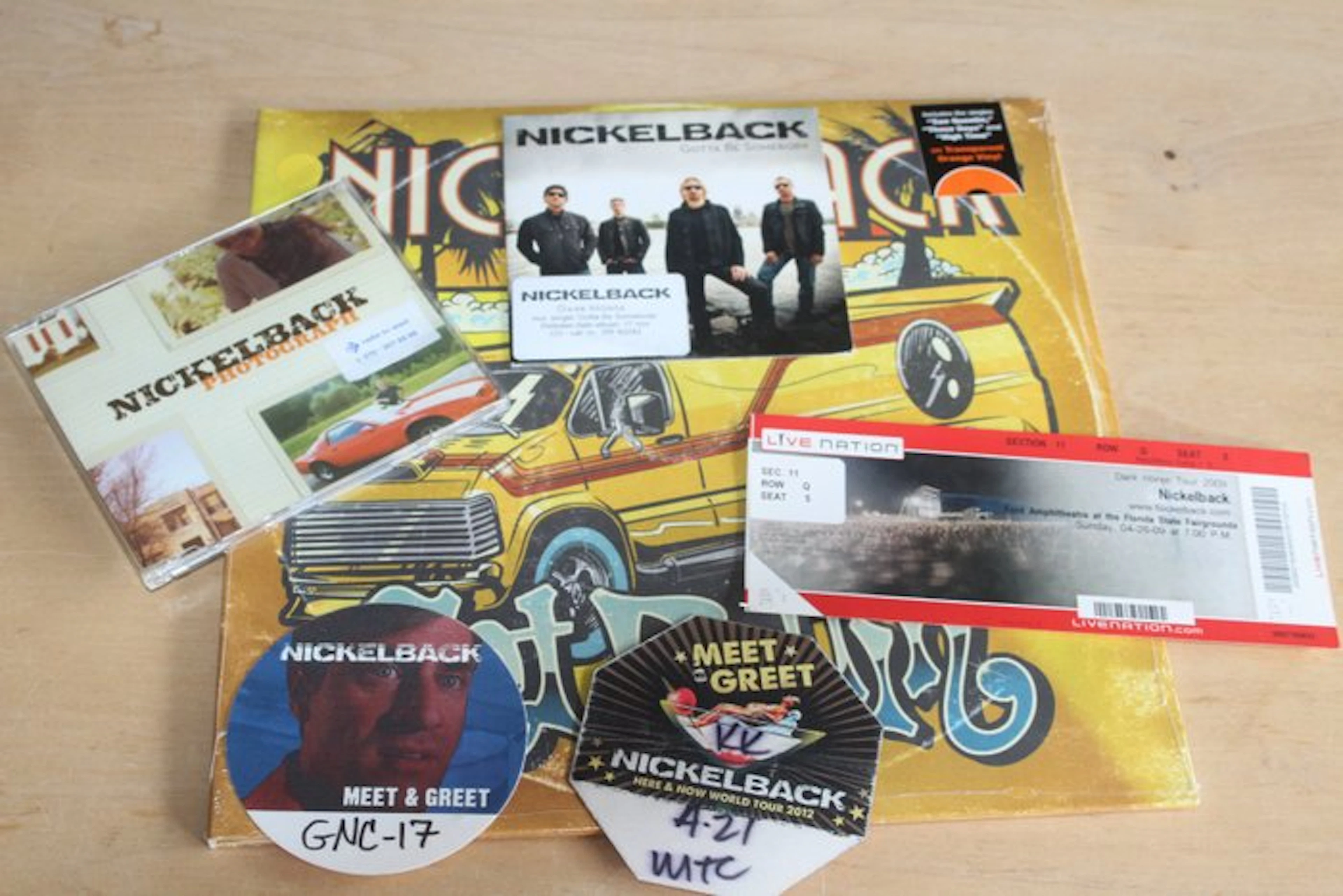 Nickelback - Get Rollin' ( Orange Vinyl) + Ticket + 2x CD...