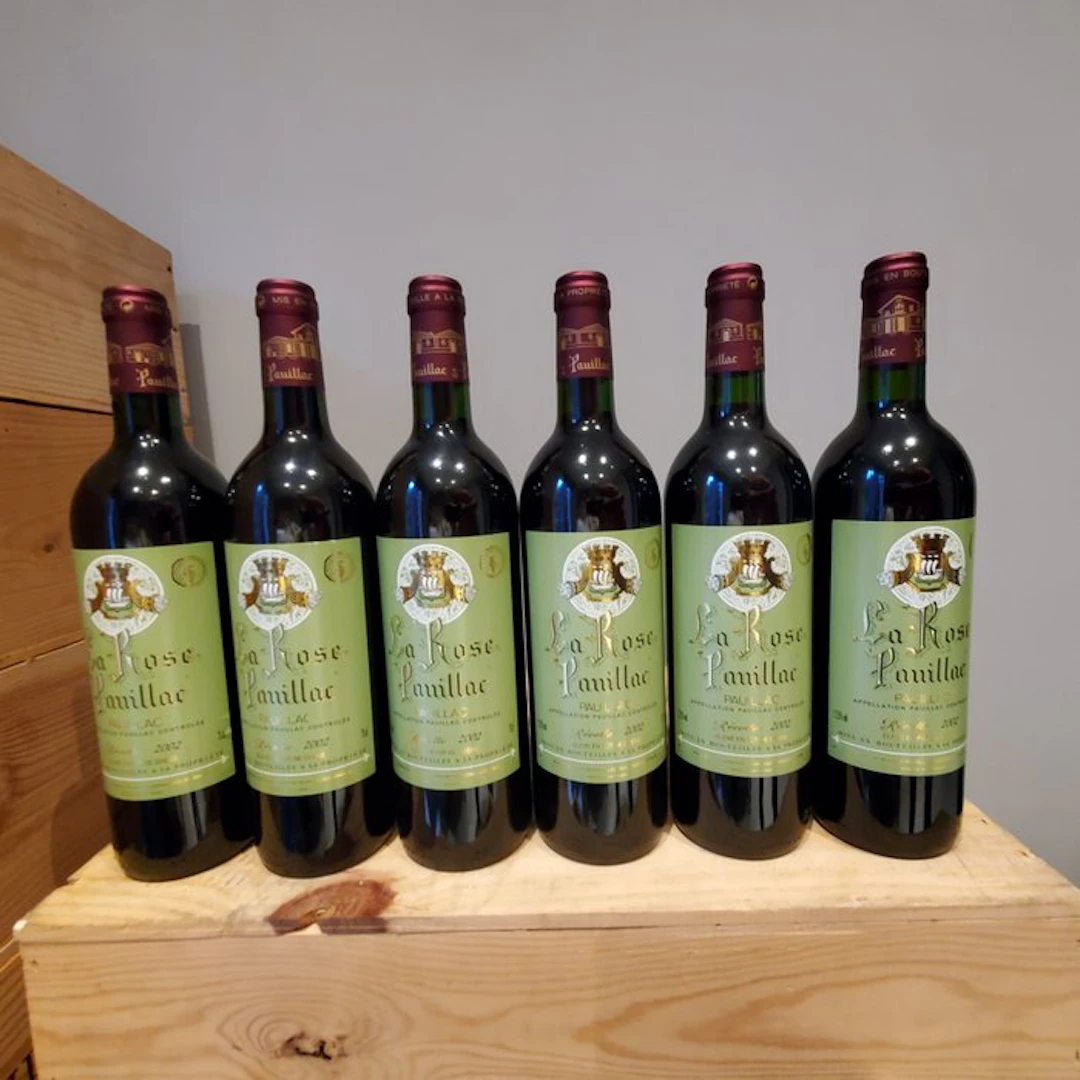 2002 Chateau La Rose Pauillac - Pauillac - 6 Bottles (0.75L)