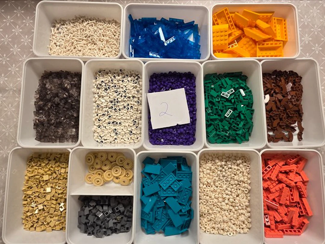 LEGO Pieces - Partij lego onderdelen in soorten en kleuren Nieuw