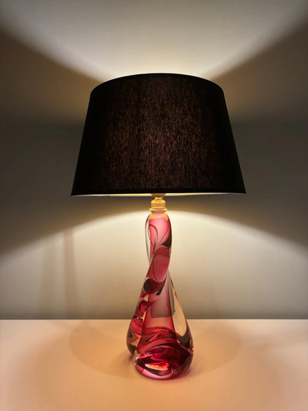 Val Saint Lambert - Table lamp - eclair - Crystal