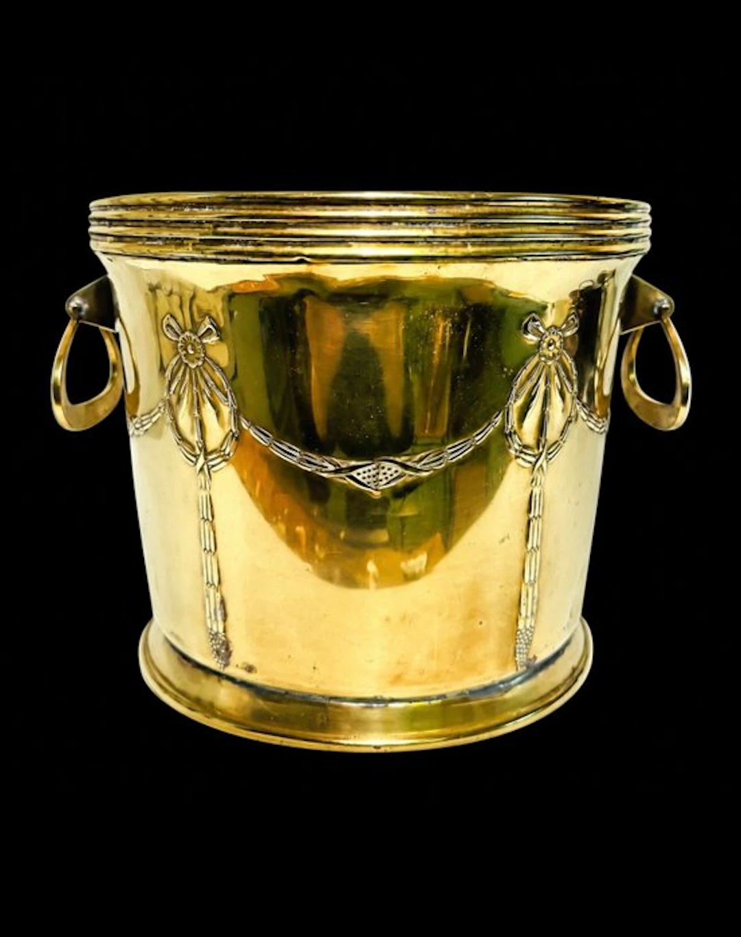 Flower pot - Brass - Style Louis XVI