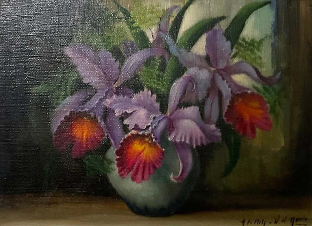 Hollandse School (XX) - Bloemstilleven