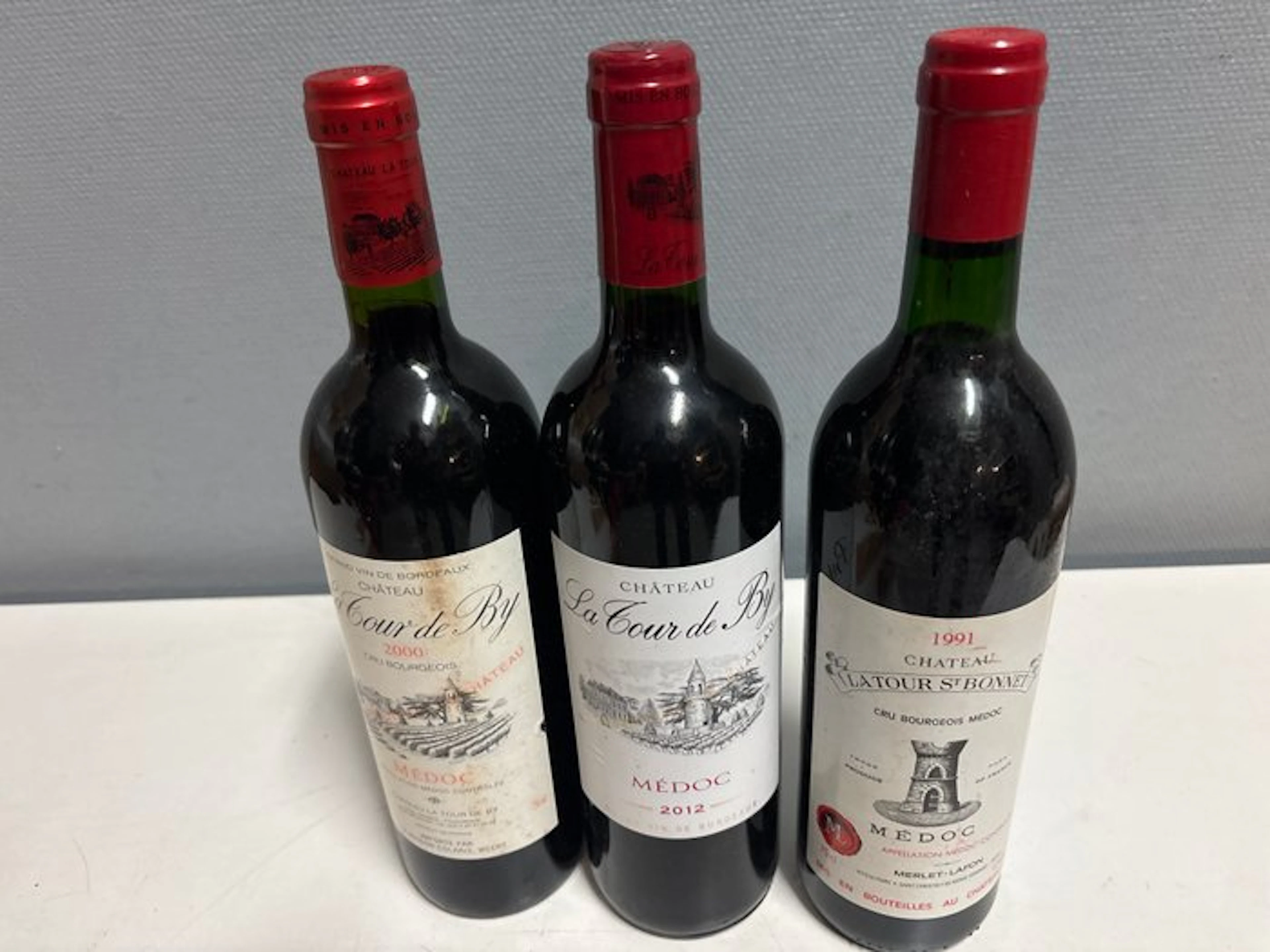 2000 2012 Château La Tour de By & 1991 Château Latour St...