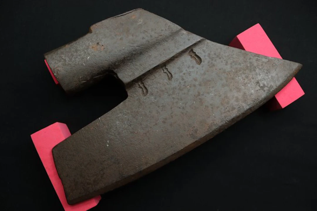 Medieval (Gothic) - Iron Large Decorated Military Halberd...