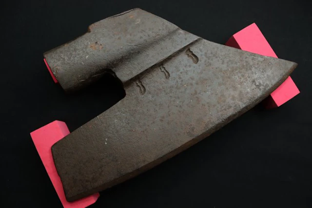 Medieval (Gothic) - Iron Large Decorated Military Halberd...