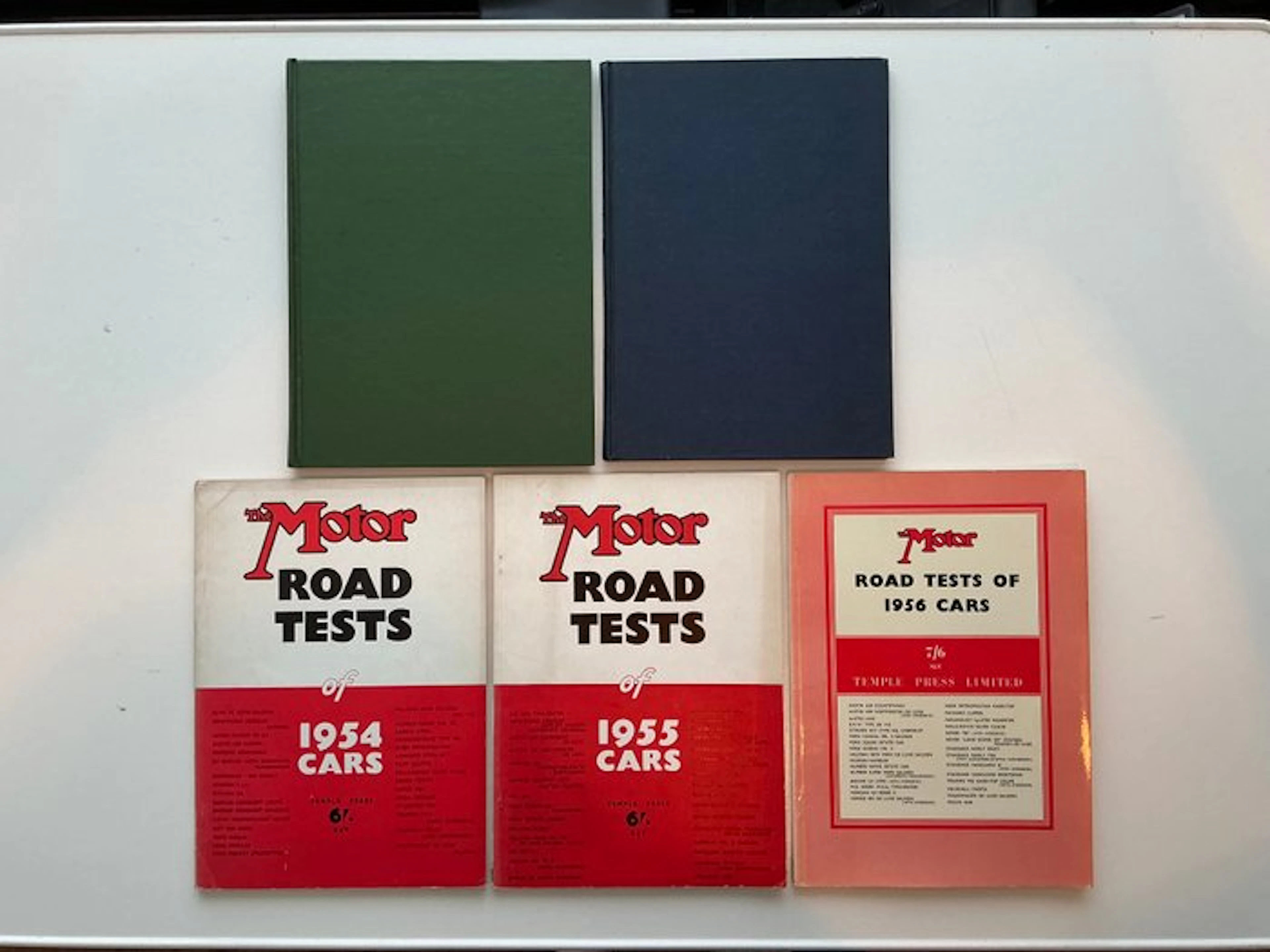 Multiple - The Motor Road Tests — Set of Five Books on 1950s Cars - 1954