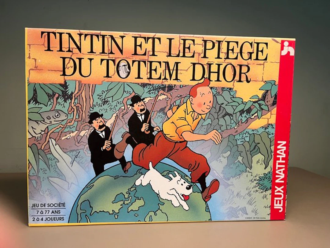 Kuifje - 1 Board game - Jeux Nathan - 1992